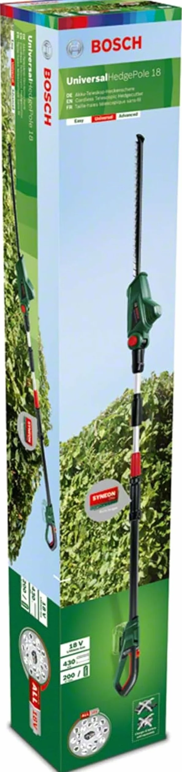 Bosch Universal HedgePole 18 akumulatorowy sekator teleskopowy 43 cm 2.6 m