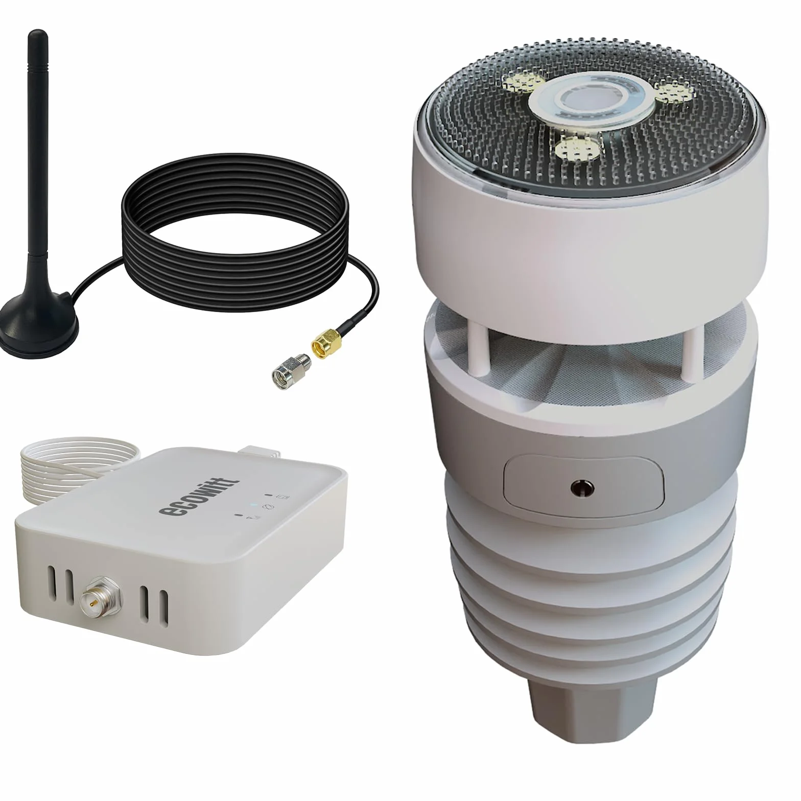 ECOWITT GW3011 Stacja pogodowa 3 w 1 z czujnikami temperatury/wilgotności/barometrycznymi