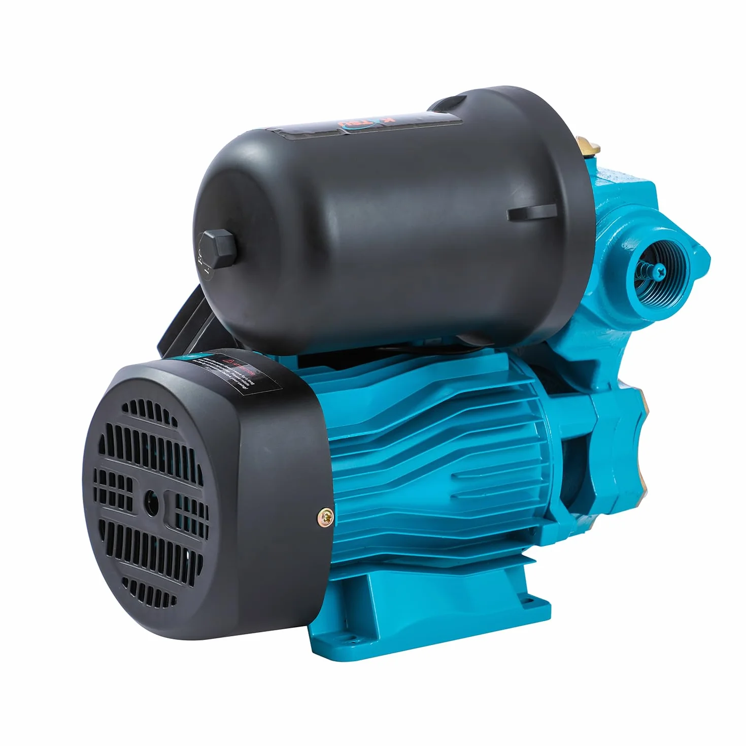 KATSU Tools Pompa wspomagająca ciśnienie wody półautomatyczna kontrola ciśnienia samozasysająca 370 W nadaje się do domowego domowego ogrodu krany wodne 151408