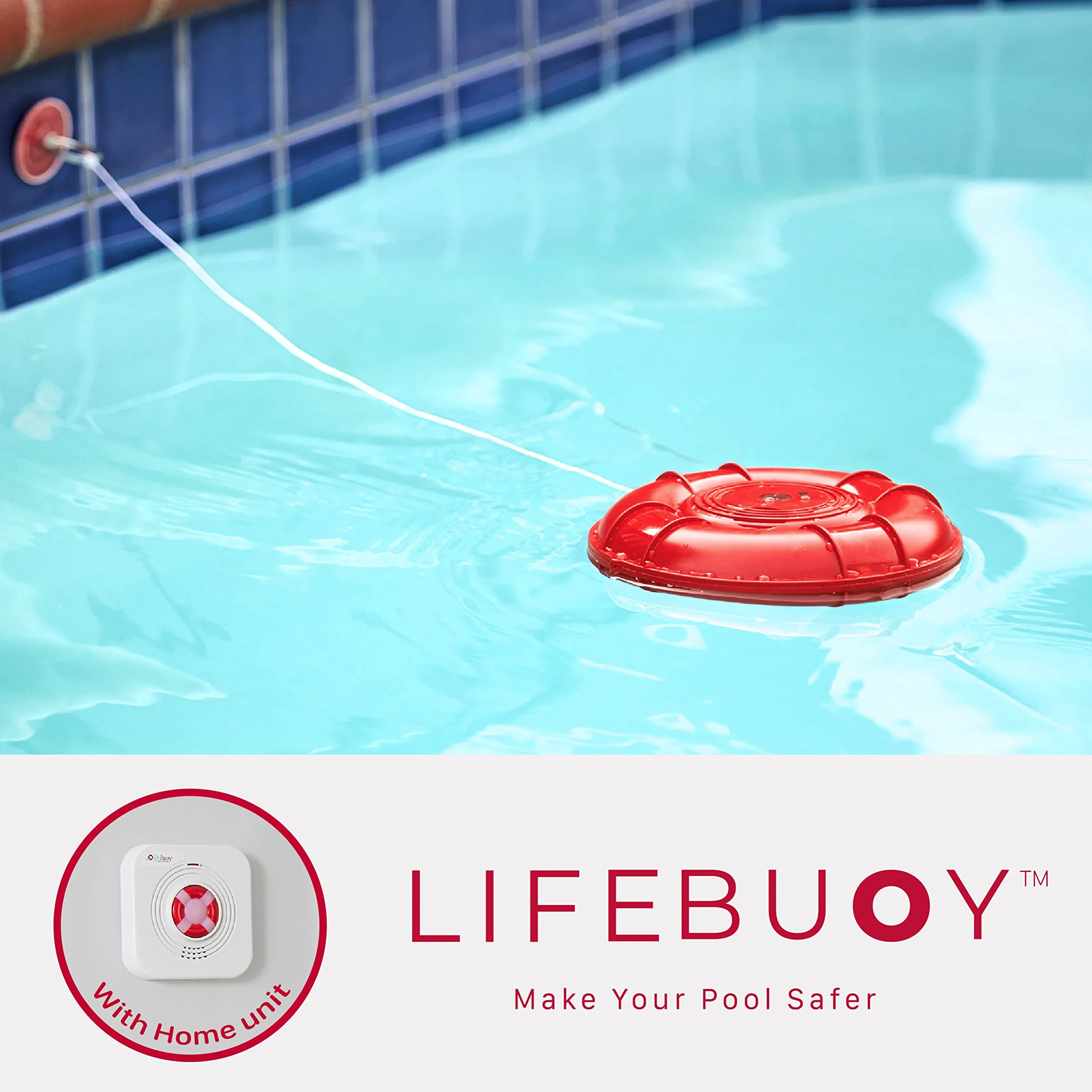 Lifebuoy System alarmowy do basenu inteligentny sterowany aplikacją wydajna syrena