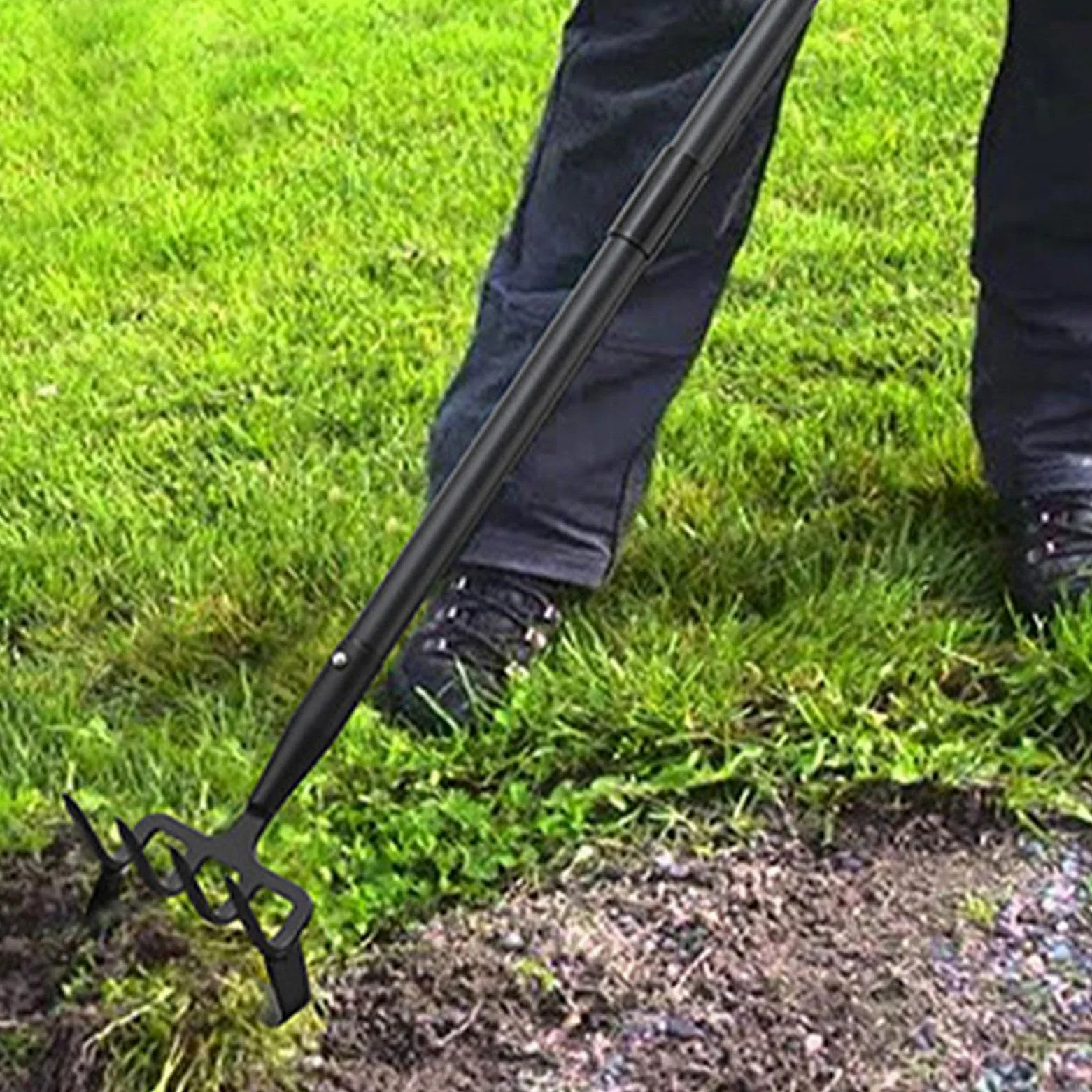 Narzędzie ogrodowe do motyki | kultywator ręczny ze stali nierdzewnej | motyka glebogryzarka | Narzędzie do motyki metalowej używane kopania, ogrodnictwa, pielenia
