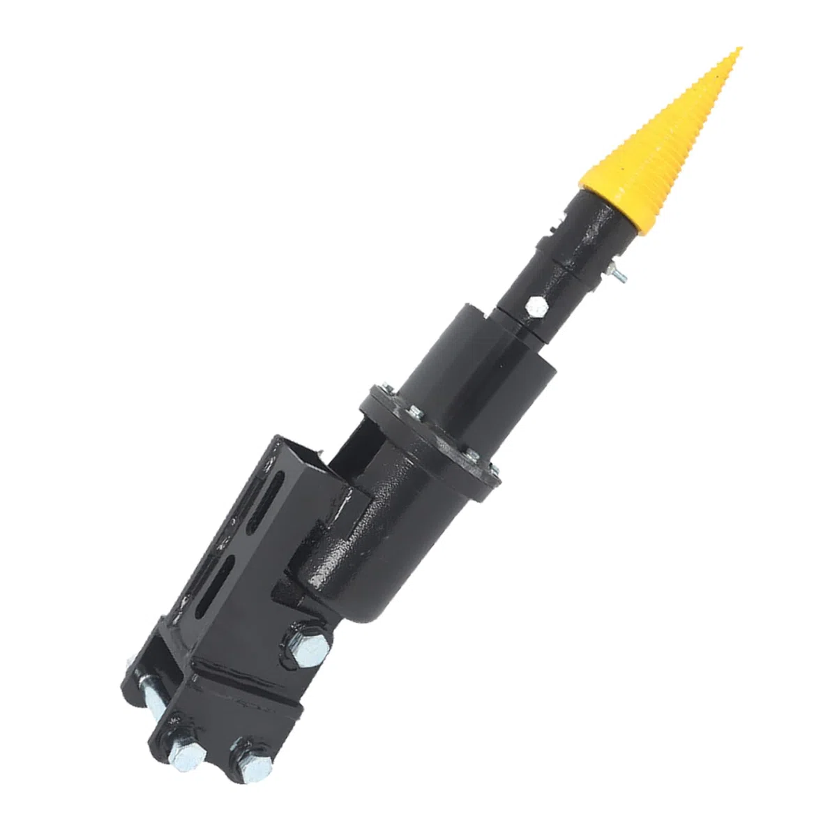 Generic Minikoparka Hydrauliczna łuparka do Kłód Przystawka ślimakowa Wydajne Narzędzie do Rozłupywania Drewna Opałowego i Wiercenia w Ziemi ze Stali Manganowej o Długości 70 Cm