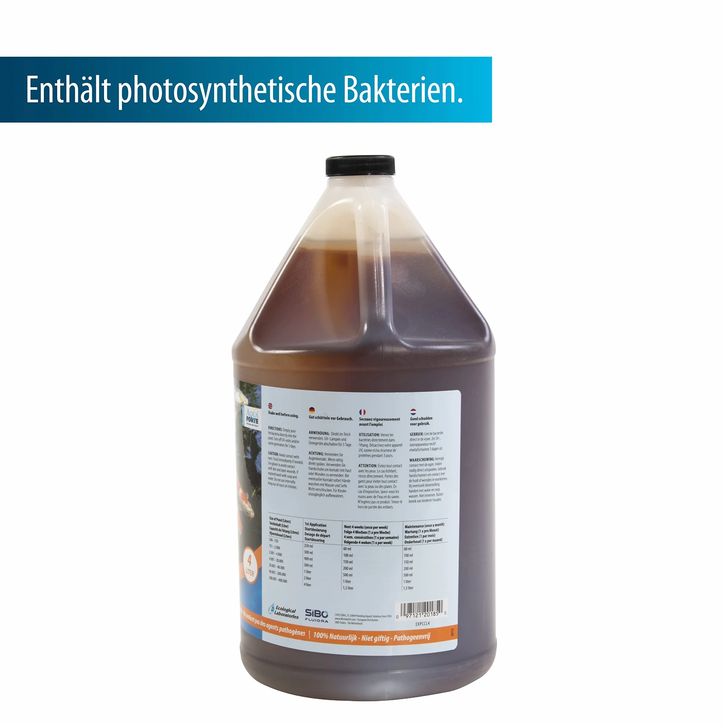 Aquaforte Clean & Clear Środek do Uzdatniania Wody, 4 l