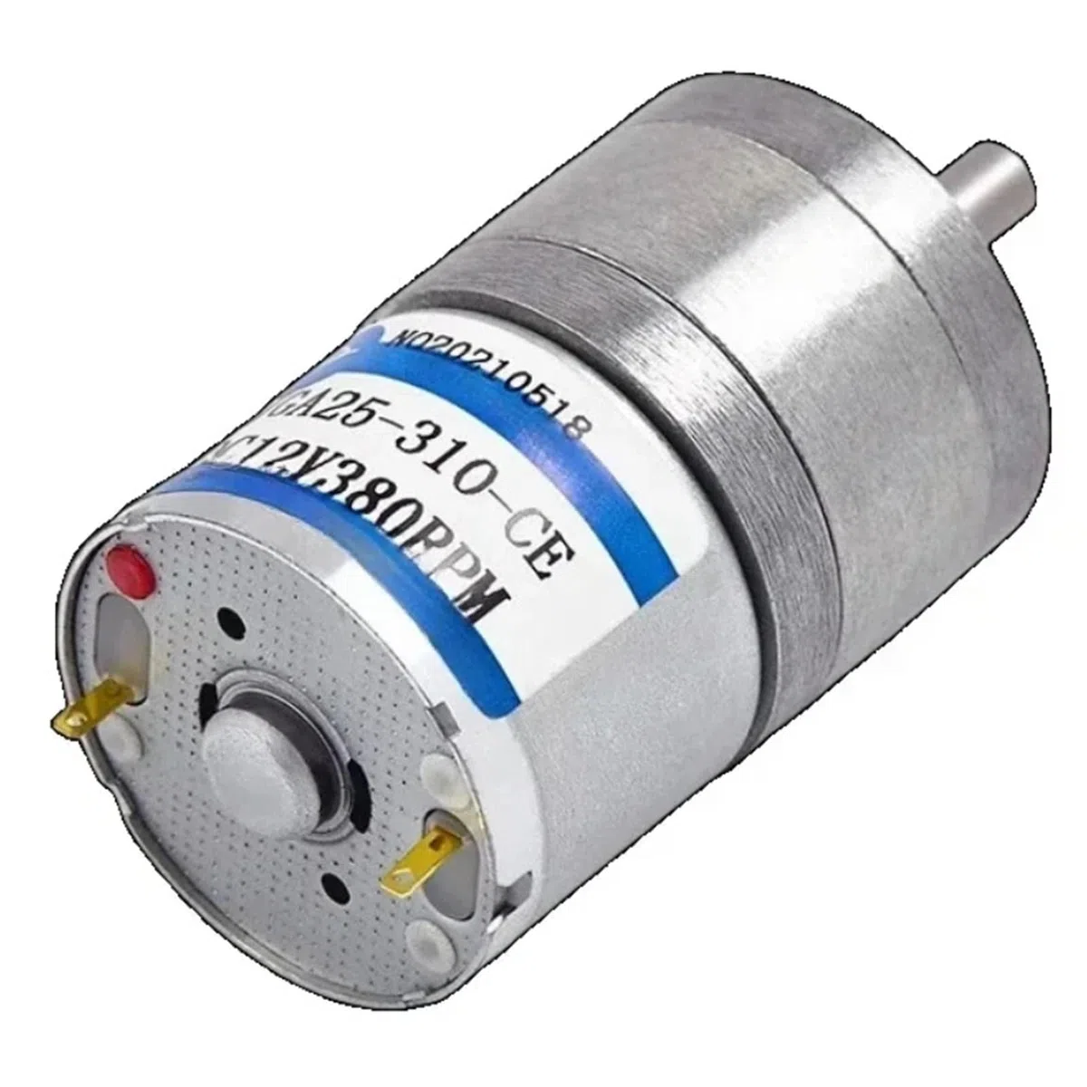 Silnik z przekładnią cc, redukcja odwracalnej skrzyni biegów JGA25-310 6V 12V, mikrosilnik, wysokie inteligentne części, sprzęt elektroniczny dla majsterkowiczów (tylko silnik, 6V57 rpm)