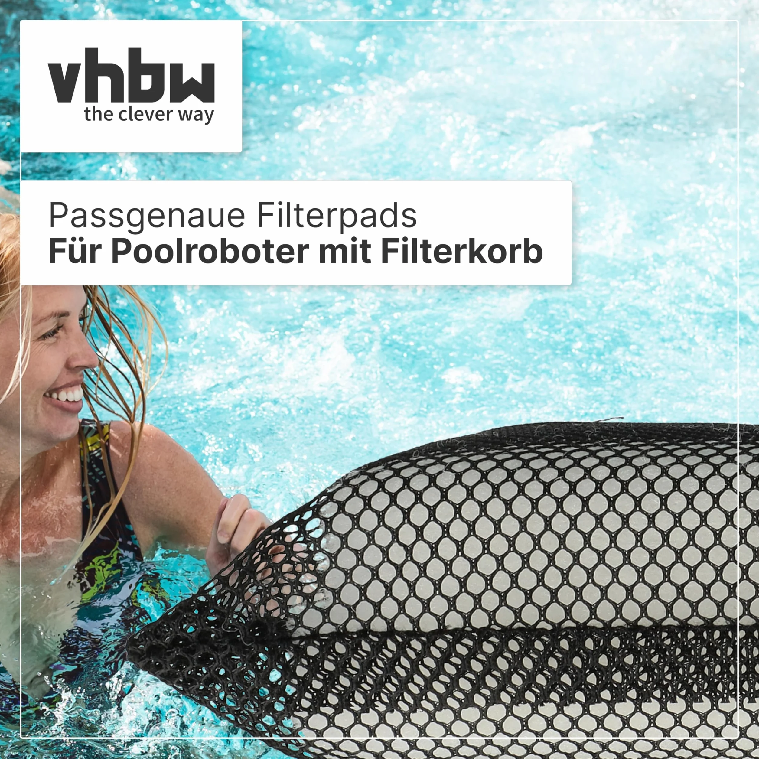 vhbw 2 x podkładka filtrująca kompatybilna z Zodiac Tornax OT2100, OT3200, OT3240 odkurzacz basenowy, robot basenowy – filtr dokładny, 25 x 16 x 4 cm