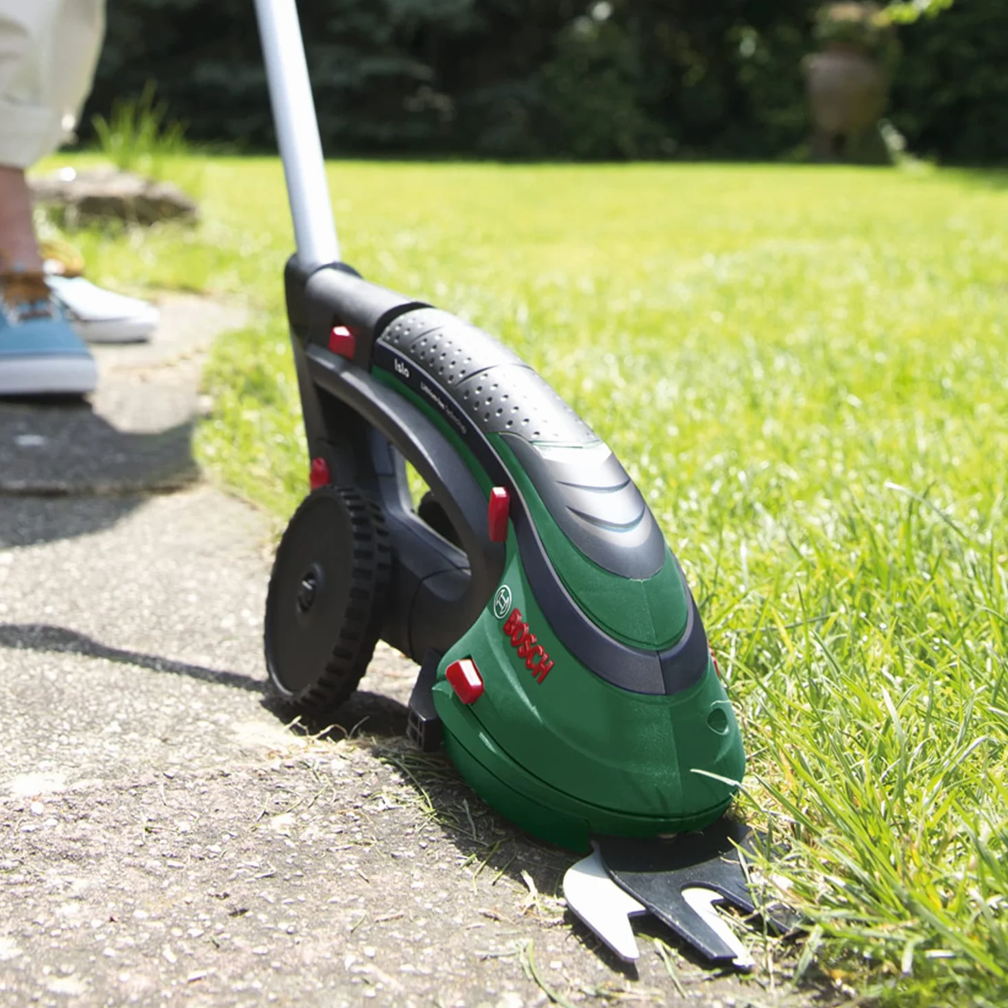 Bosch Isio zestaw nożyc do przycinania krawędzi 3,6 V 8 mm zielony