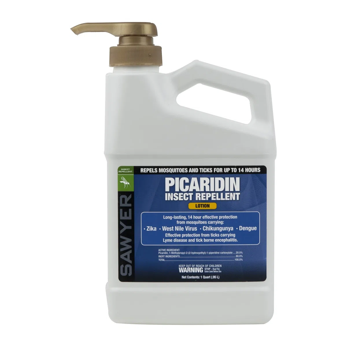 SAWYER PRODUCTS środek odstraszający owady z 20% piarydyny, środek odstraszający owady, SP565, biały, 1-kwart