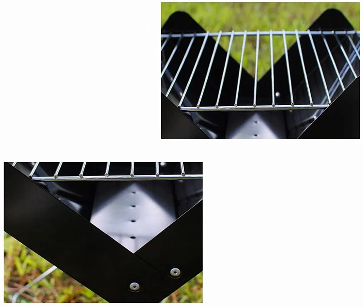 Grill Węglowy Grill Węglowy Wztałcie Składanego Grilla Ogrodowego Przenośny Piec Węglowy
