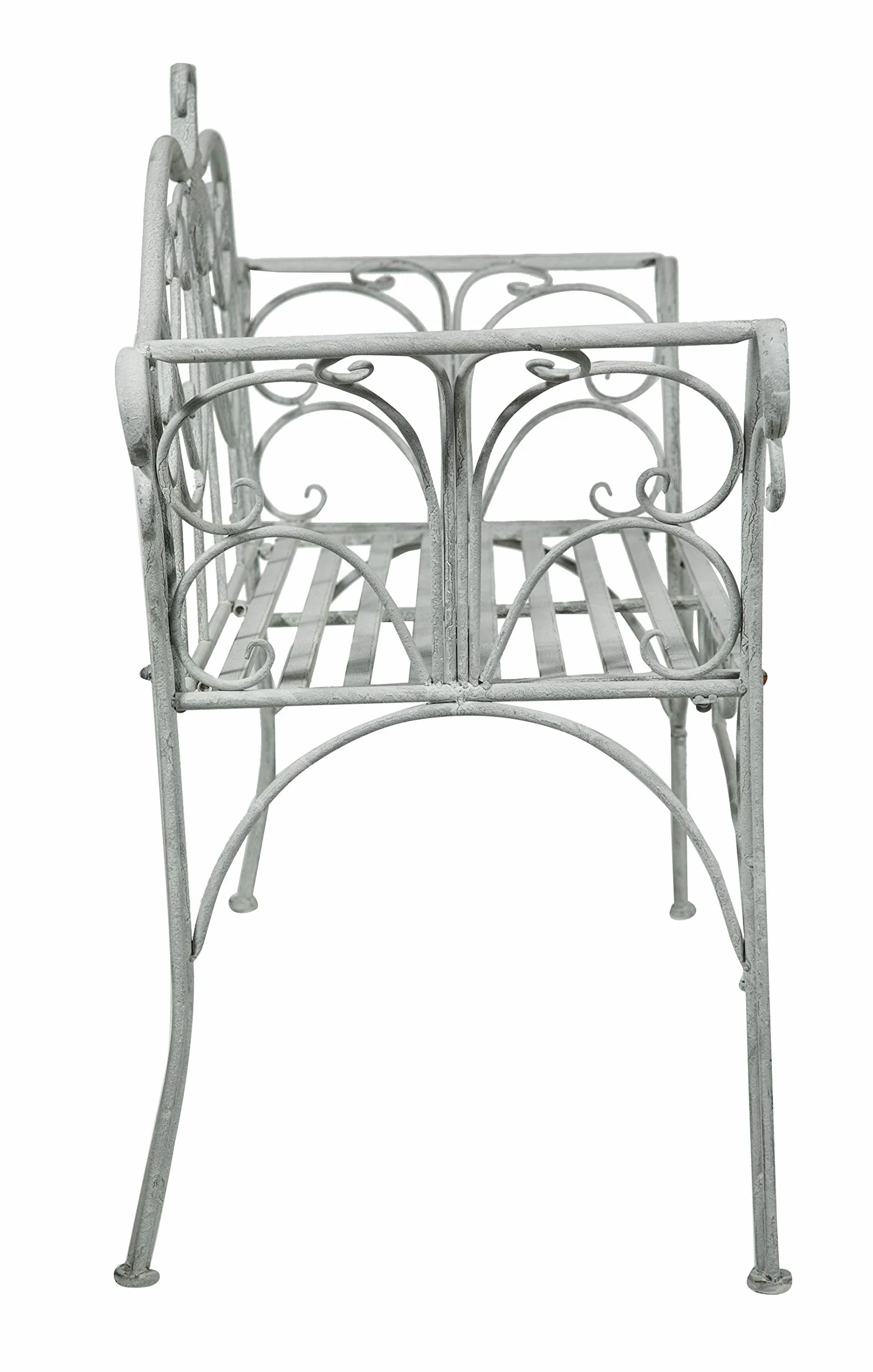 Ławka ogrodowa żelazna 133 x 47 x 90 cm
