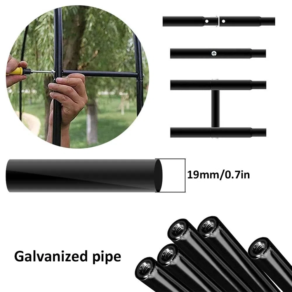 Metalowa Kratka Ogrodowa Do Roślin Pnących - Altana Na Podwórko, Patio I Dekoracje Ślubne,Green-300x220cm/118x87inch