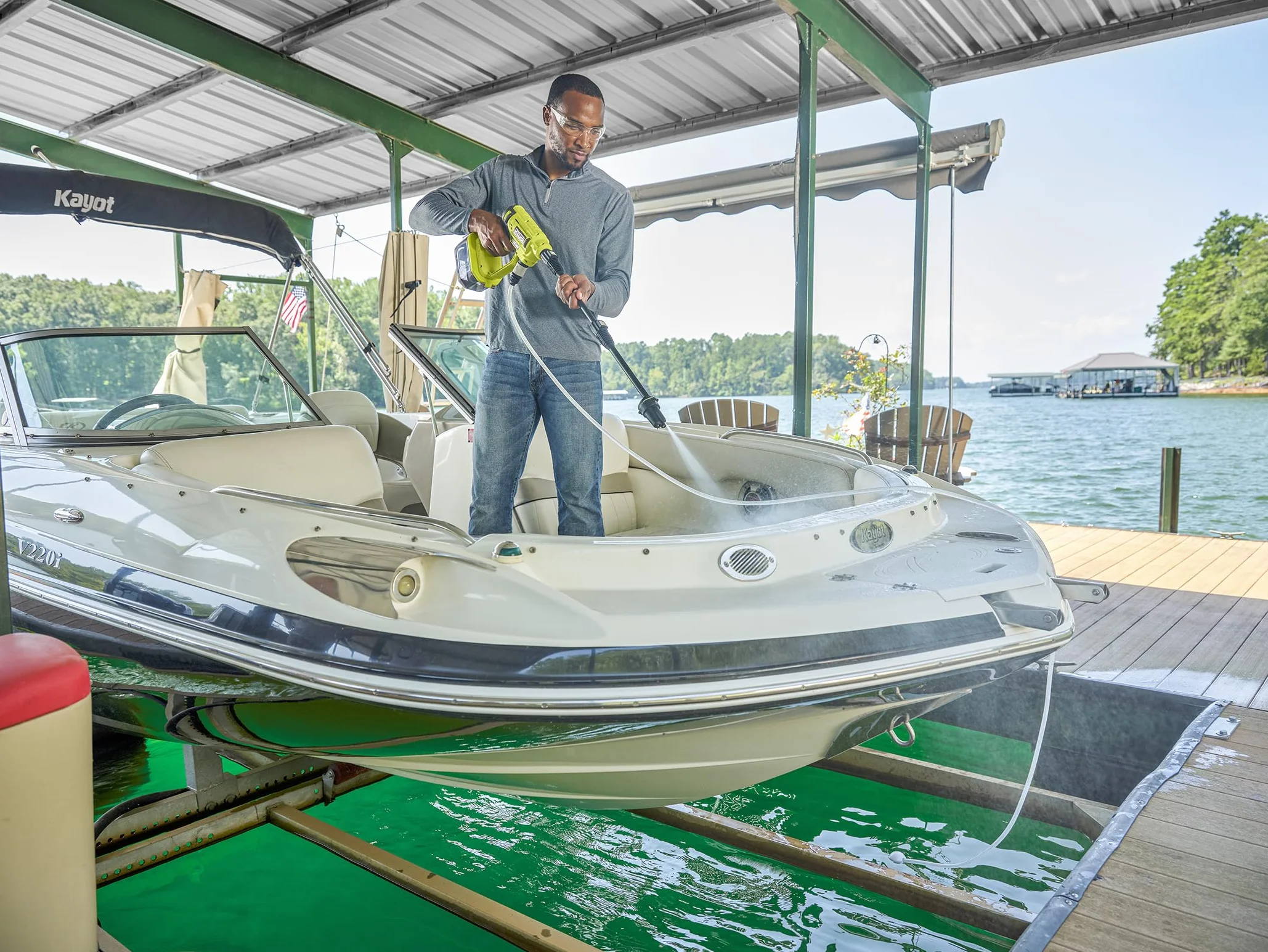 Ryobi RY18PW22A-0 Myjka Środkowego Ciśnienia 18V Akumulatorowa Dysza Turbo