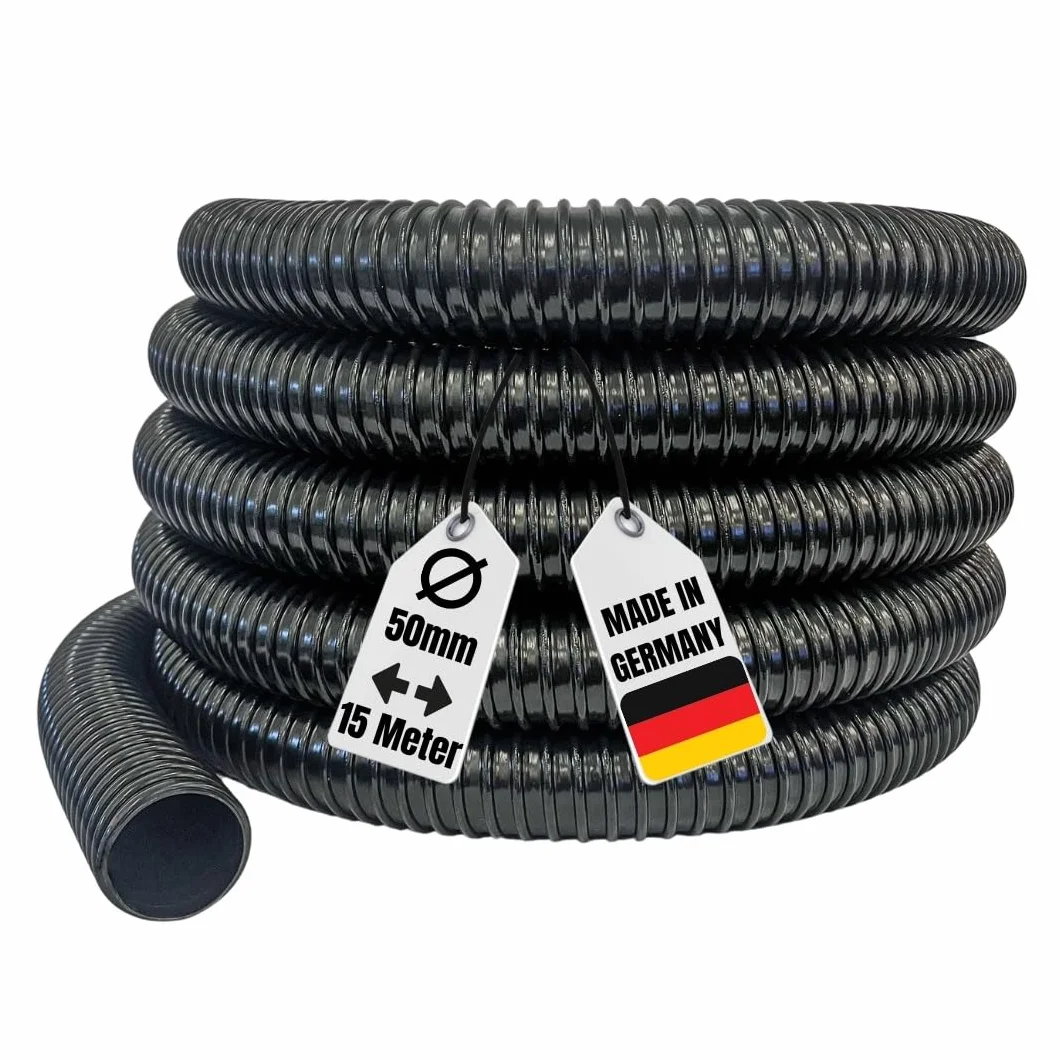 AquaOne Wąż do oczka wodnego 50 mm 2" 15 m spiralny ssący elastyczny