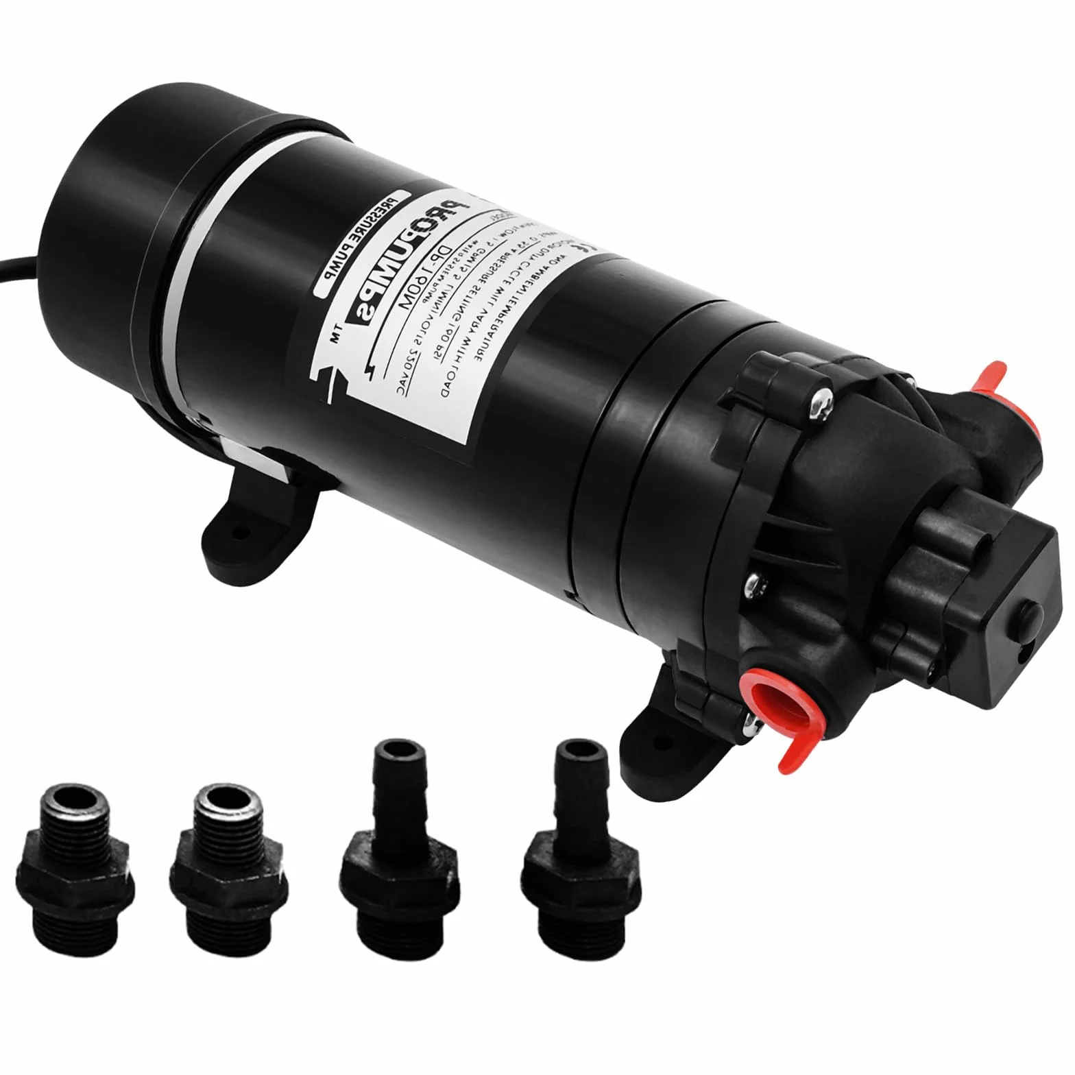 Pompa Membranowa 220 V DP-160 M, Wodna 70 W, Samozasysająca 5-5,5 L/Min, 160 PSI, Wysokociśnieniowa Z Przełącznikiem Ciśnieniowym
