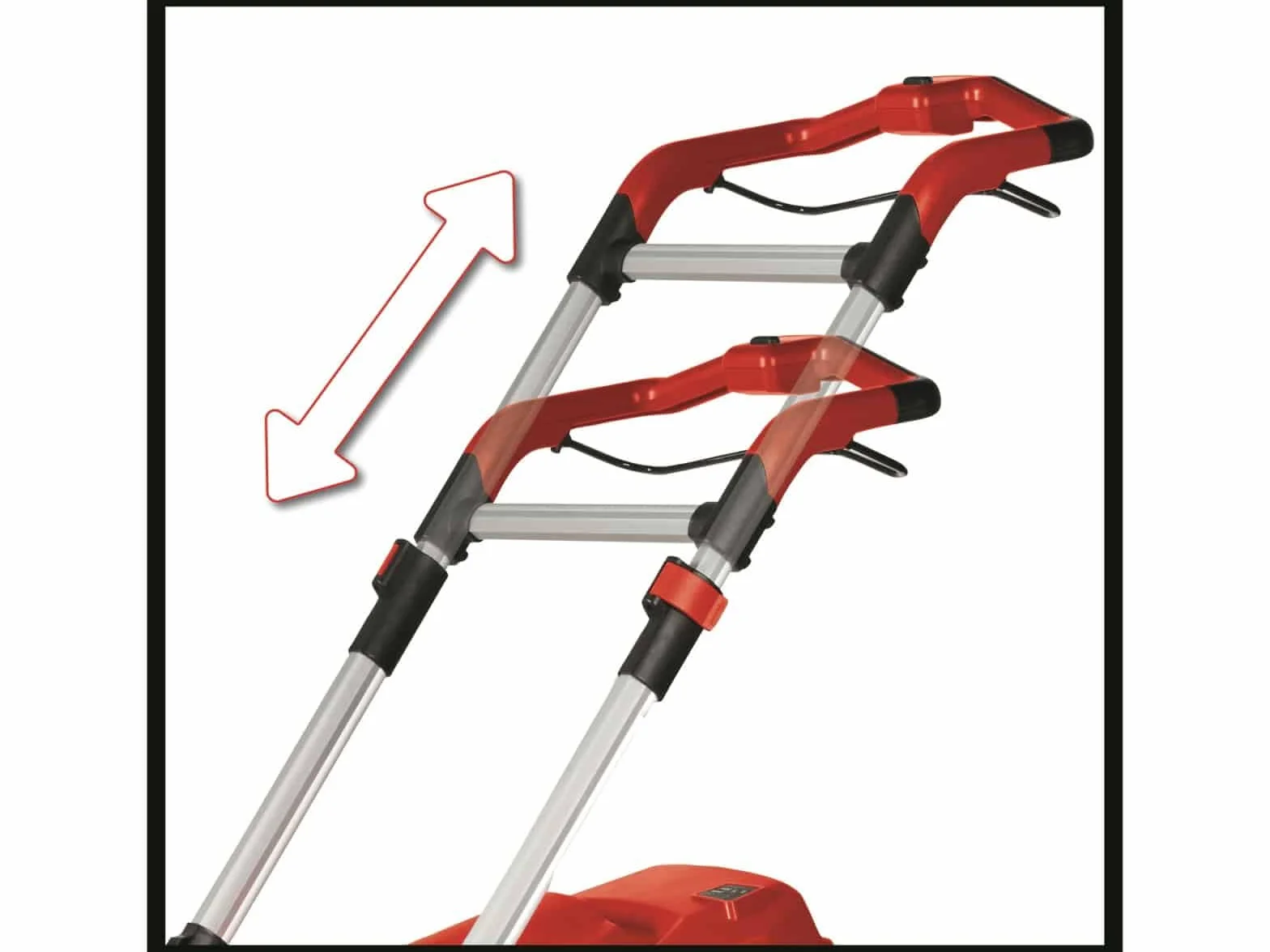 Einhell Kosiarka akumulatorowa RASARRO 36/42 Power X-Change (36 V, szerokość cięcia 42 cm, do 550 m², szczotka do mulczowania, pojemność 50 l, akumulatory i ładowarka)