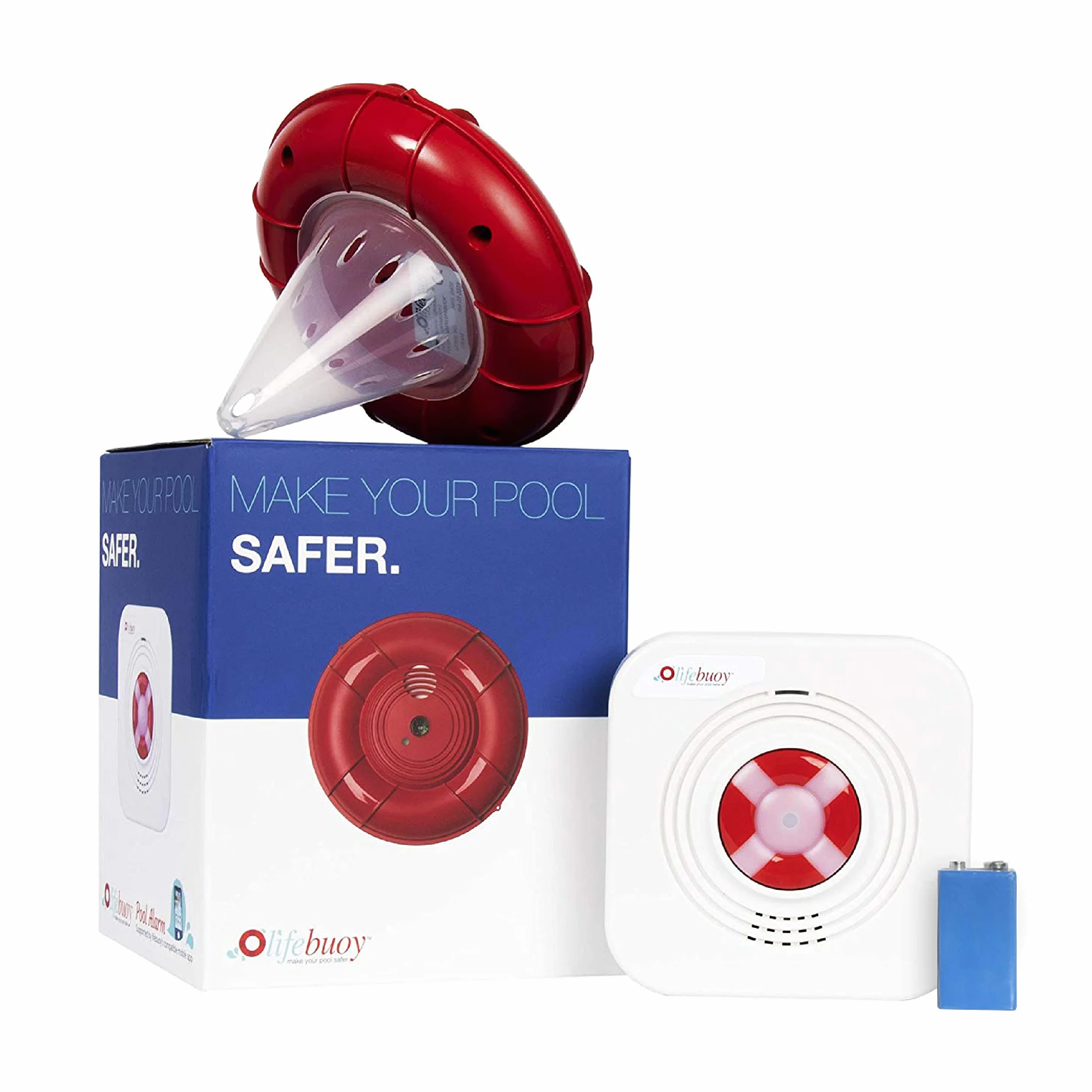 Lifebuoy System alarmowy do basenu inteligentny sterowany aplikacją wydajna syrena