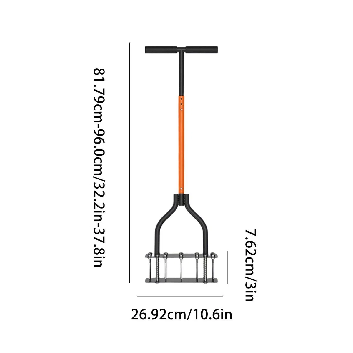 Aerator do Trawnika Narzędzie ogrodowe z mechanizmem sprężynowym | Wytrzymałe Narzędzie do Aeracji Trawnika Do Ziemi Golfowego Parku Jesienna Pielęgnacja Trawy Wiosenne Ogrodnictwo