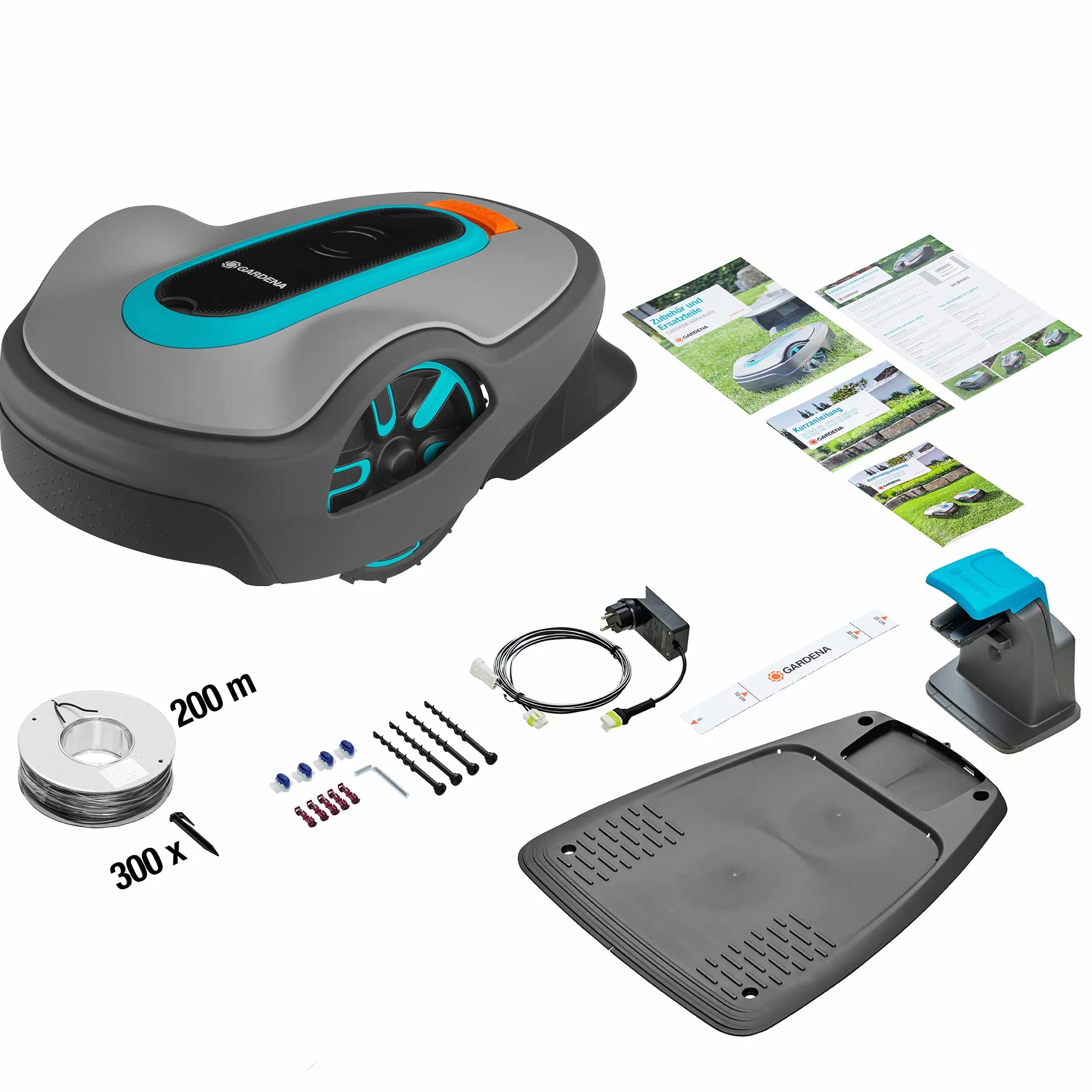 Gardena SILENO life: kosiarka automatyczna do trawników o powierzchni do 1000 m², sterowana za pomocą aplikacji Bluetooth, bardzo cicha - 57 db(A), kosi w każdych warunkach pogodowych (wersja PL)