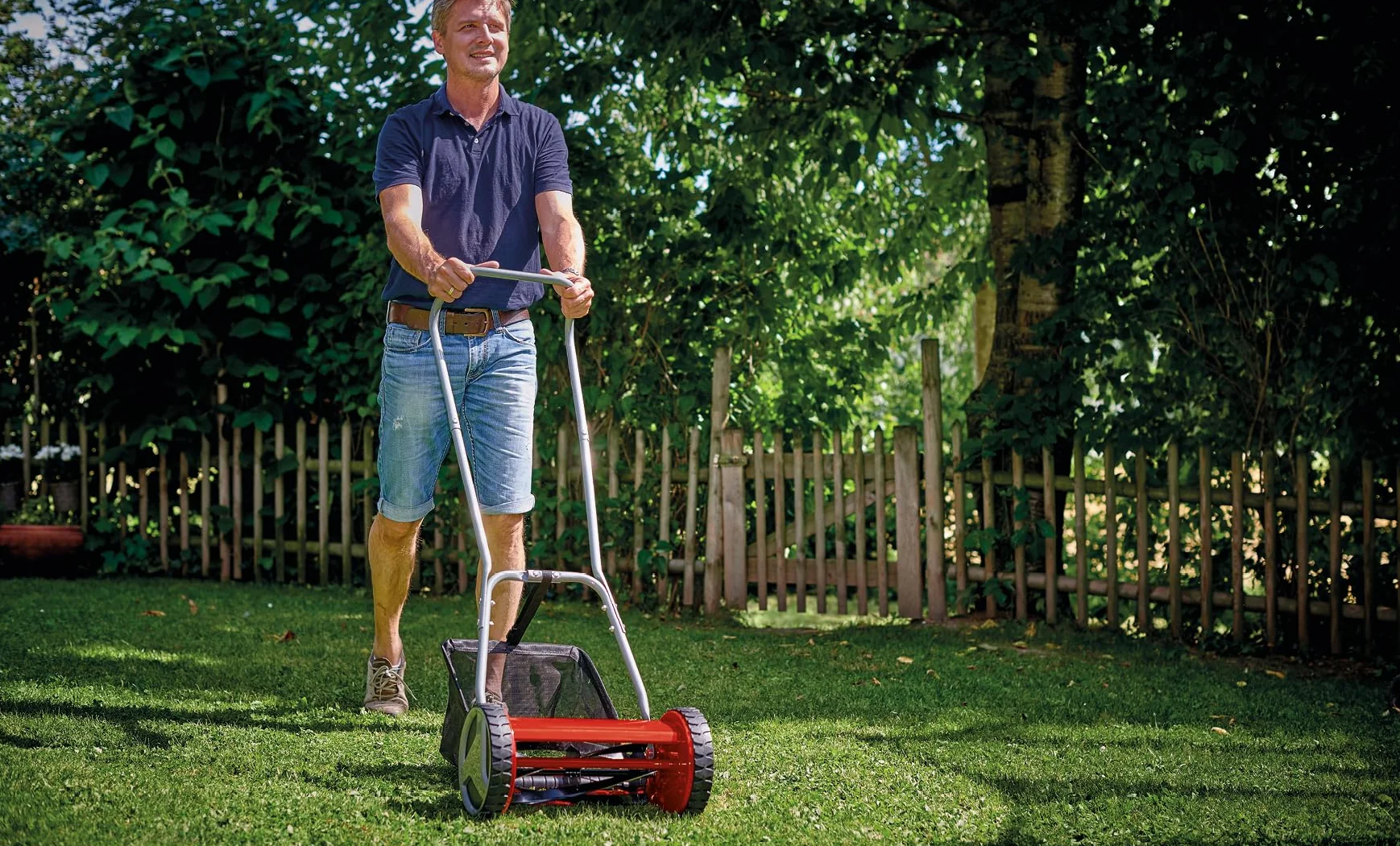 Einhell Gc-Hm 300 Kosiarka Ręczna, Czarny/Czerwony, Do 150 m²/13-37 mm