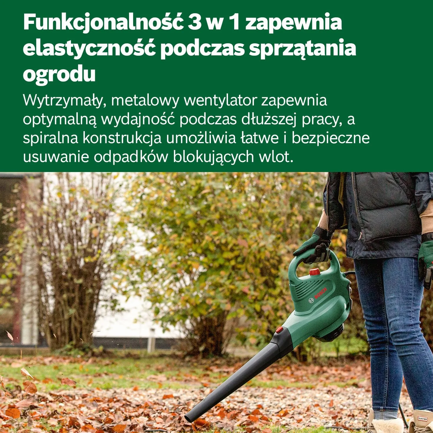 Bosch Home And Garden Odkurzacz Ogrodowy, Universal GardenTidy 3000