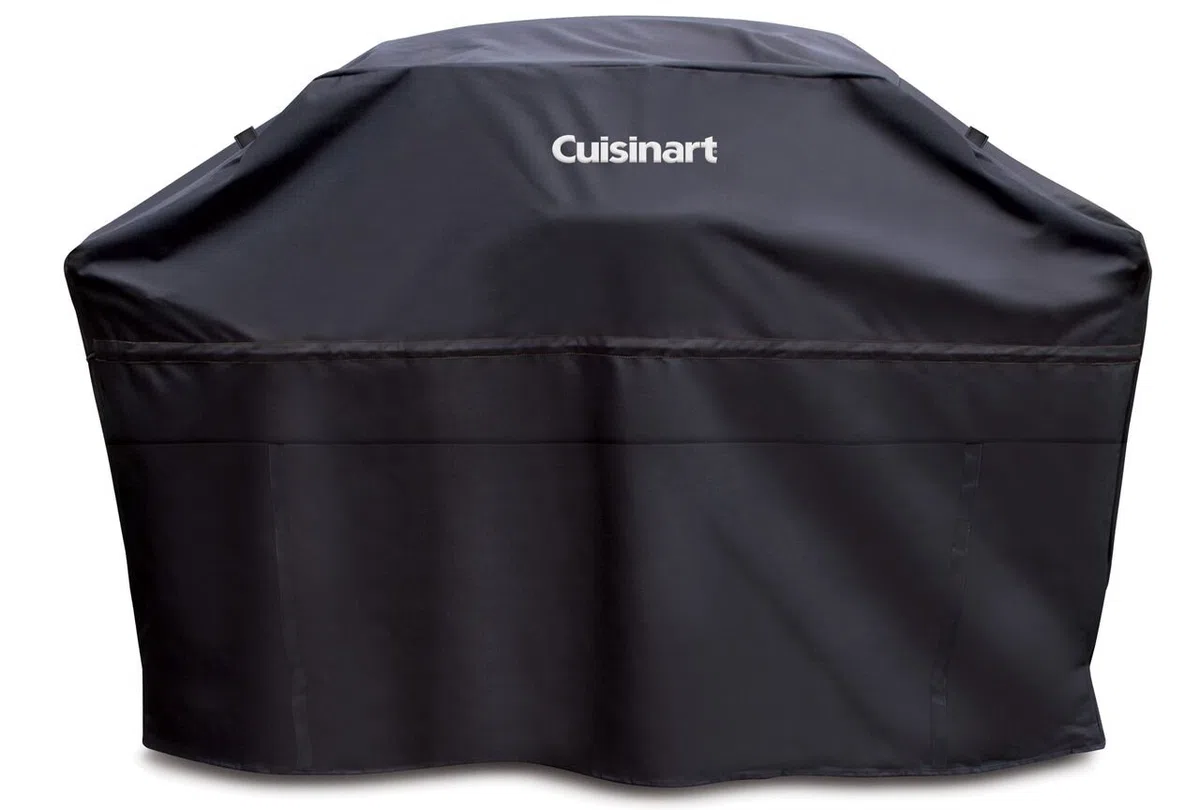 Cuisinart Cgc-60b Wytrzymała powłoka grillowa, 152,4 cm, czarna 65-calowa czarna