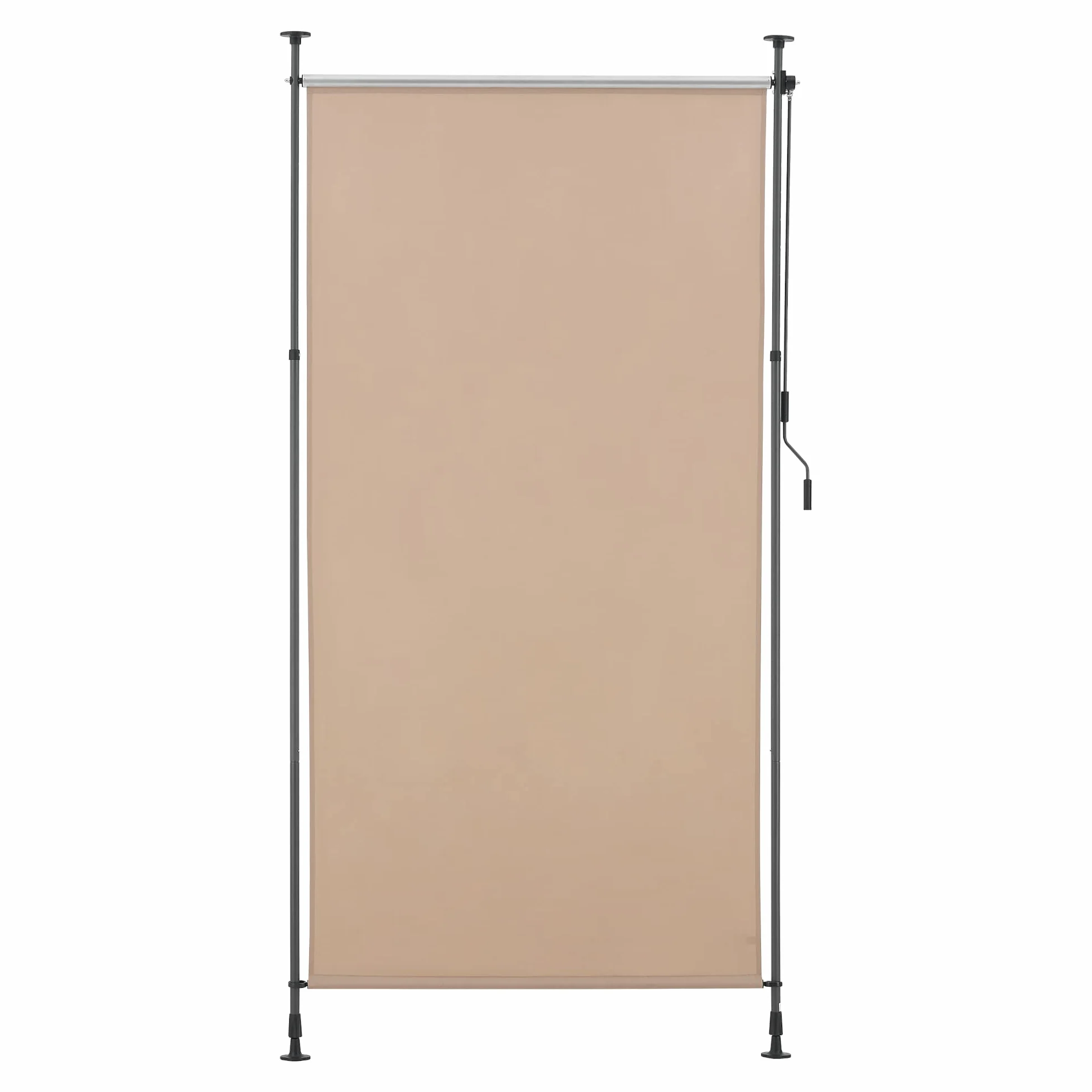 pro.tec Cimarra roleta zewnętrzna 150 x 270 cm z korbą ręczną, piaskowy