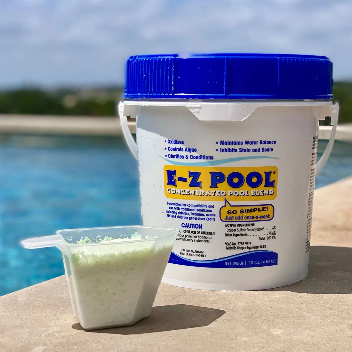E-z Pool Wszystko w jednym rozwiązaniu do pielęgnacji basenu (4,5 kg)