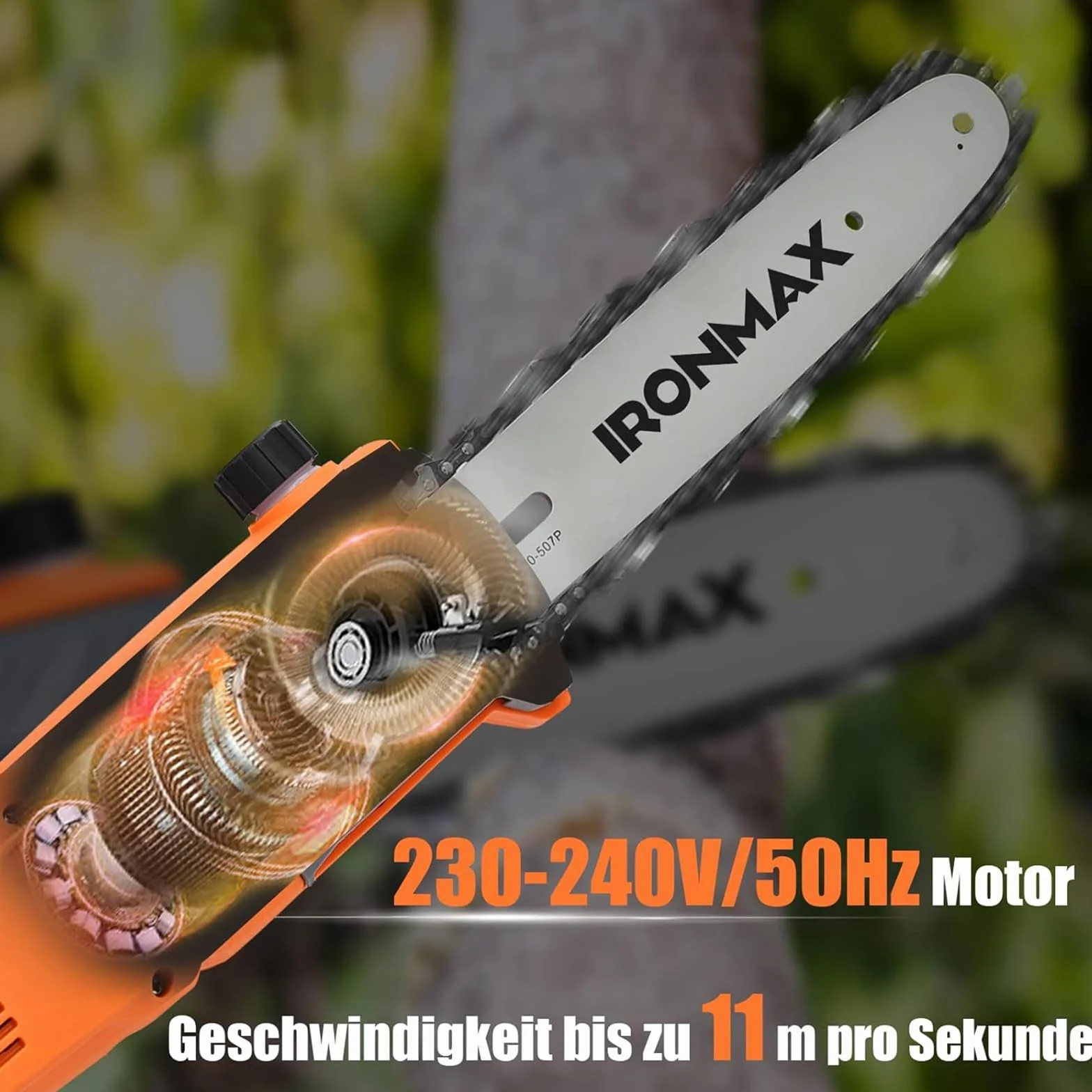 GOPLUS sekator elektryczny piła łańcuchowa 750 W 25 cm 286 cm