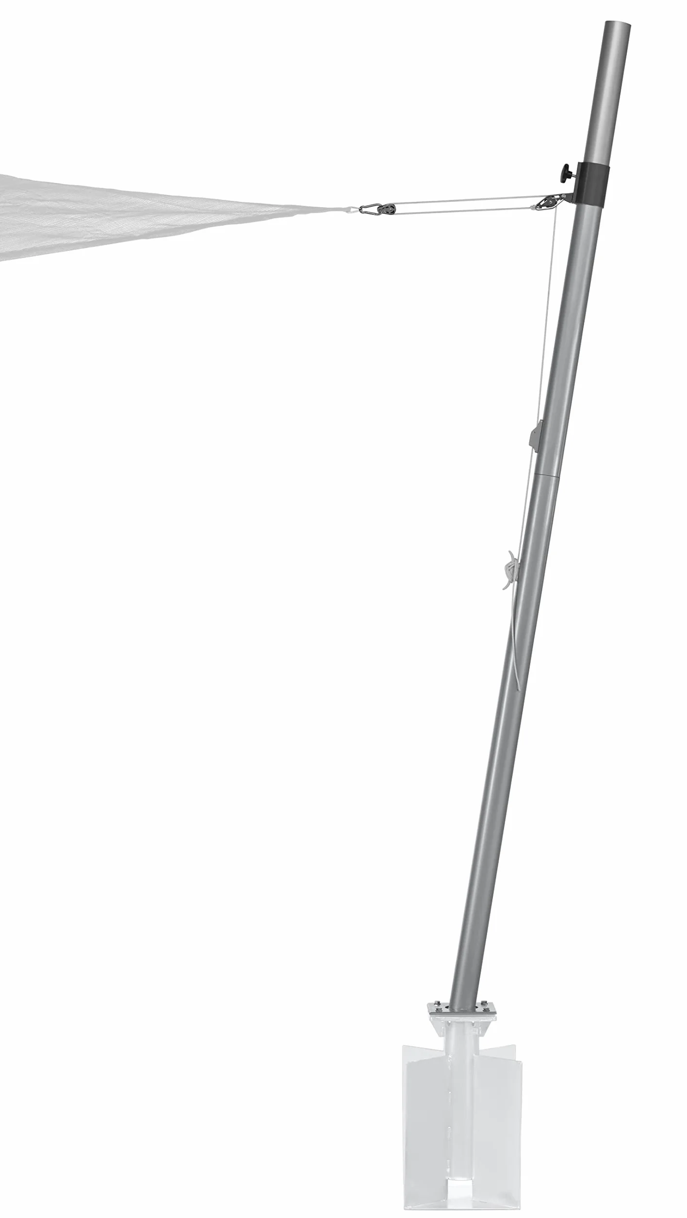Schneider Maszt do żagla przeciwsłonecznego, 251-00, stal, 11,8 kg