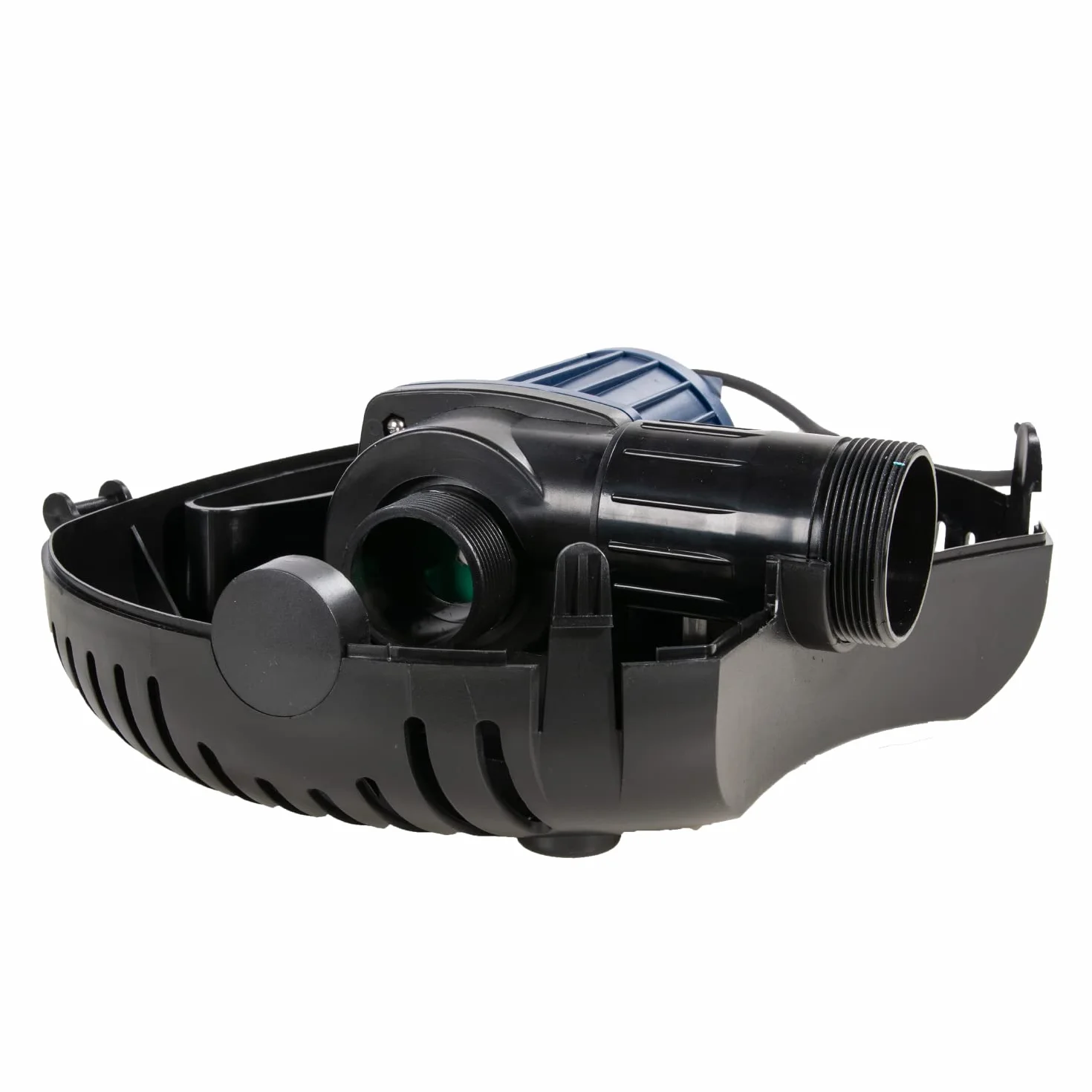AquaForte O-Plus Vario 10 000 S, przepływ 6-10 m³/h, wysokość tłoczenia 5,5 m, 34-85 W, dopływ 1½" + 2", odpływ 2", ochrona przed pracą na sucho
