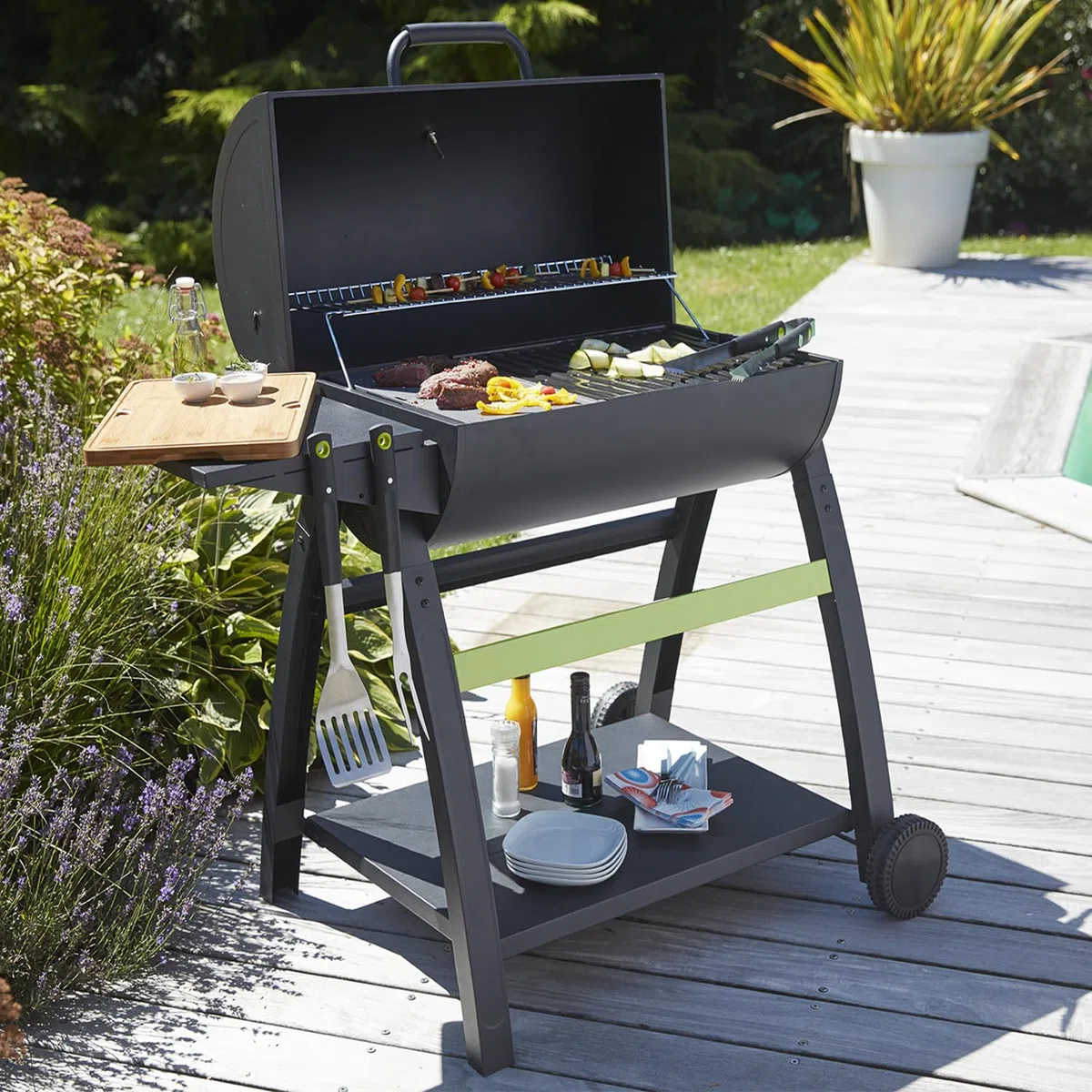 Cook'in garden CH527T Tonino grill, czarny, 78 x 54 x 29 cm
