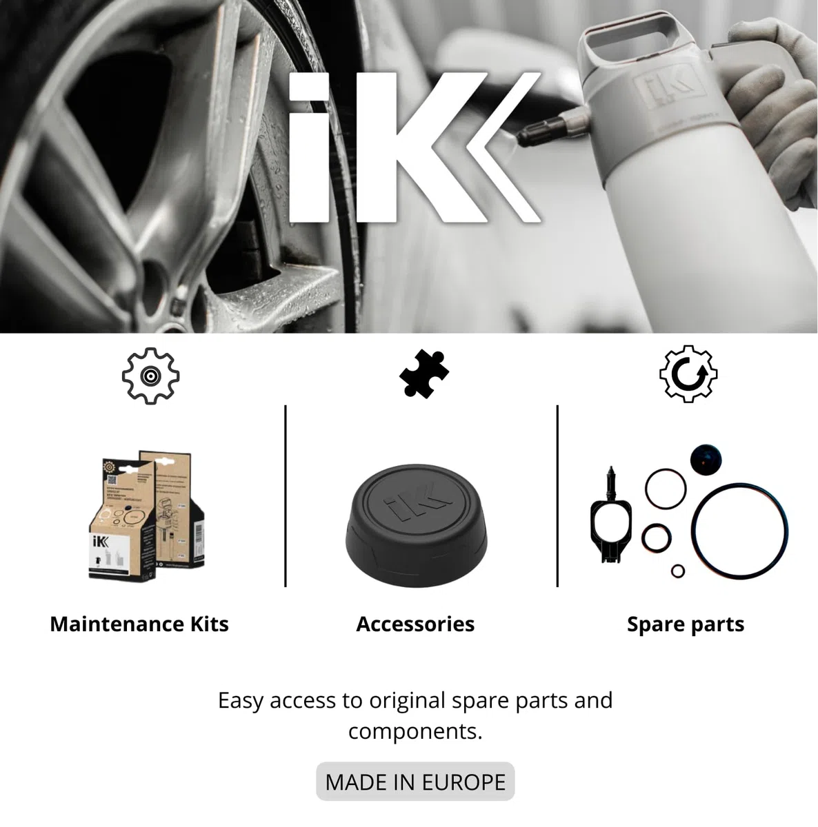 IK HC 1.5 – Profesjonalny opryskiwacz ciśnieniowy odporny na oleje i węglowodory – automocja i przemysł – 1 l – dysza regulowana – ergonomiczny – wysoka trwałość