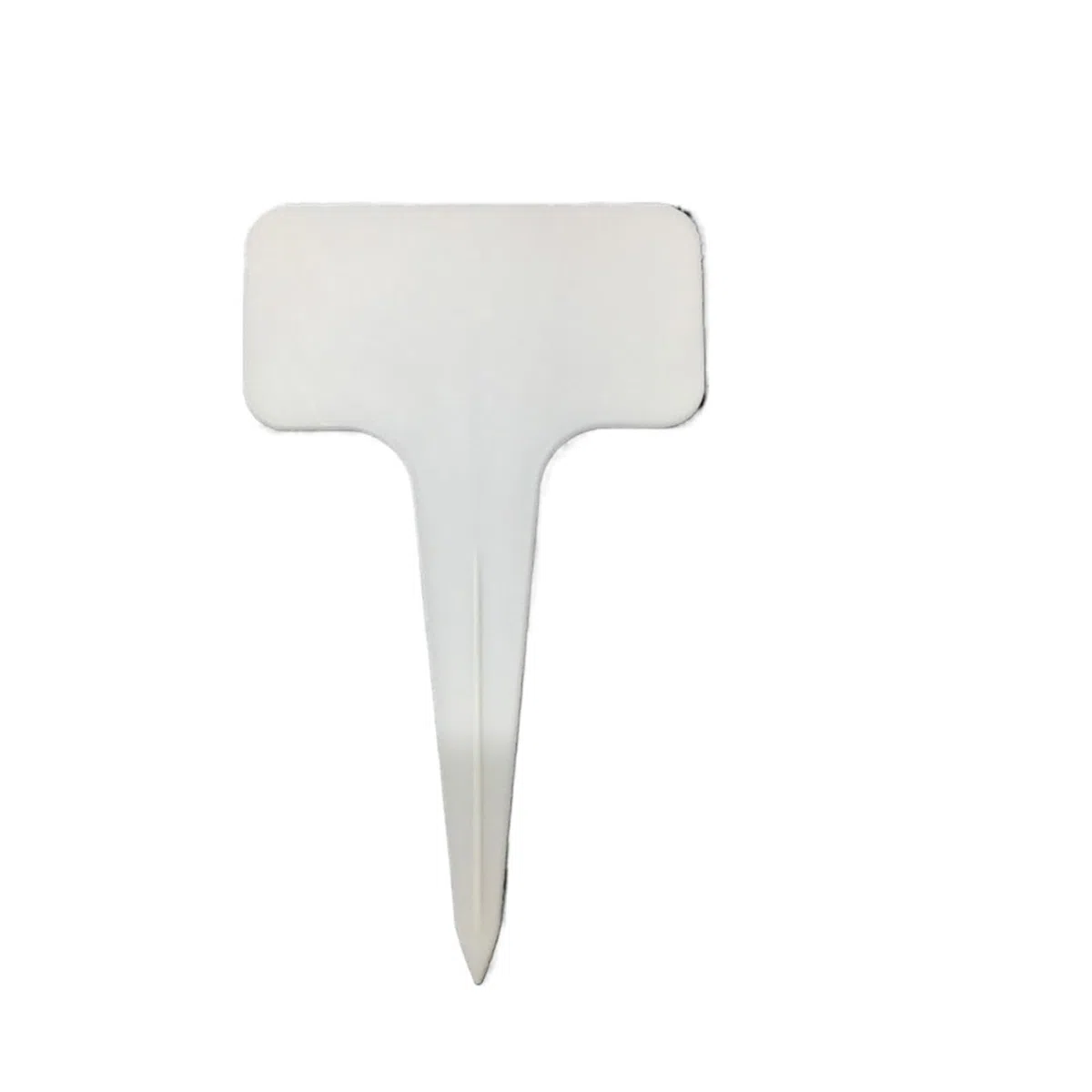 12 plastikowych etykiet na rośliny typu T | Wielokolorowe opakowanie 12 sztuk, 10x6 cm, wytrzymałe, wodoodporne, do markerów ogrodowych(White)
