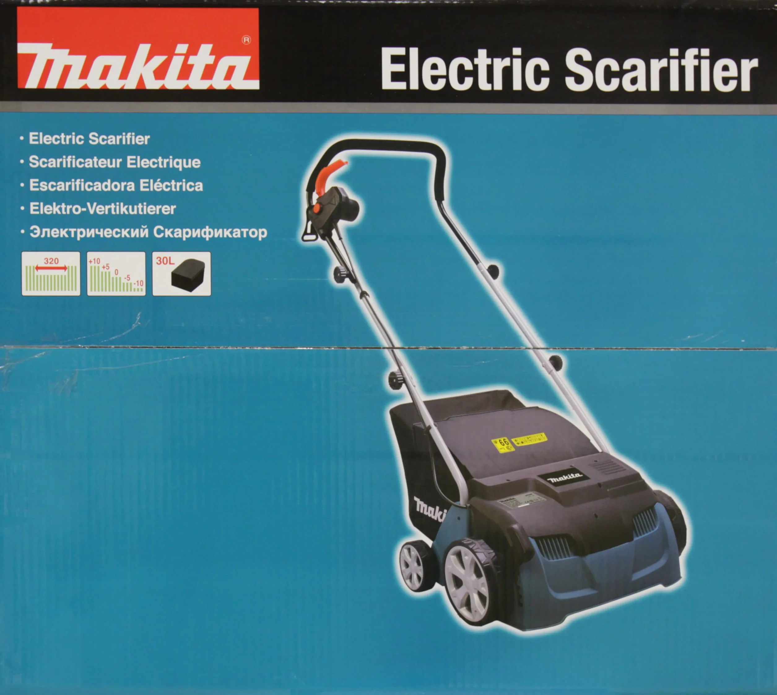 Makita Kosiarka, Czarny/Niebieski, 25 x 250 mm