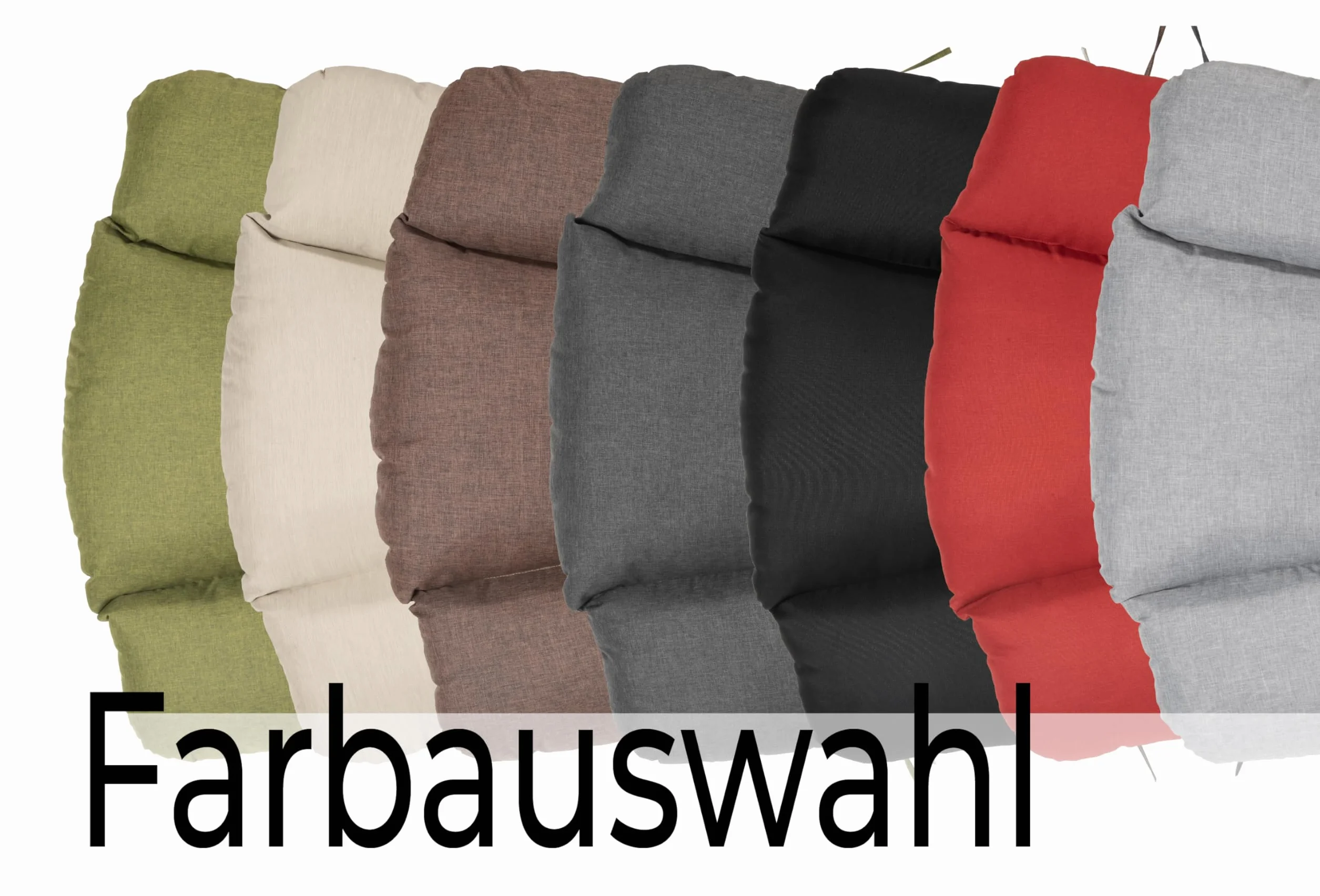 sunnypillow Poduszka do fotela wiszącego – poduszka do huśtawki wiszącej z rattanu i polirattanu – siedzisko kosza wiszącego – grubość 13 cm, odporna na promieniowanie UV, wodoodporna - Czerwona