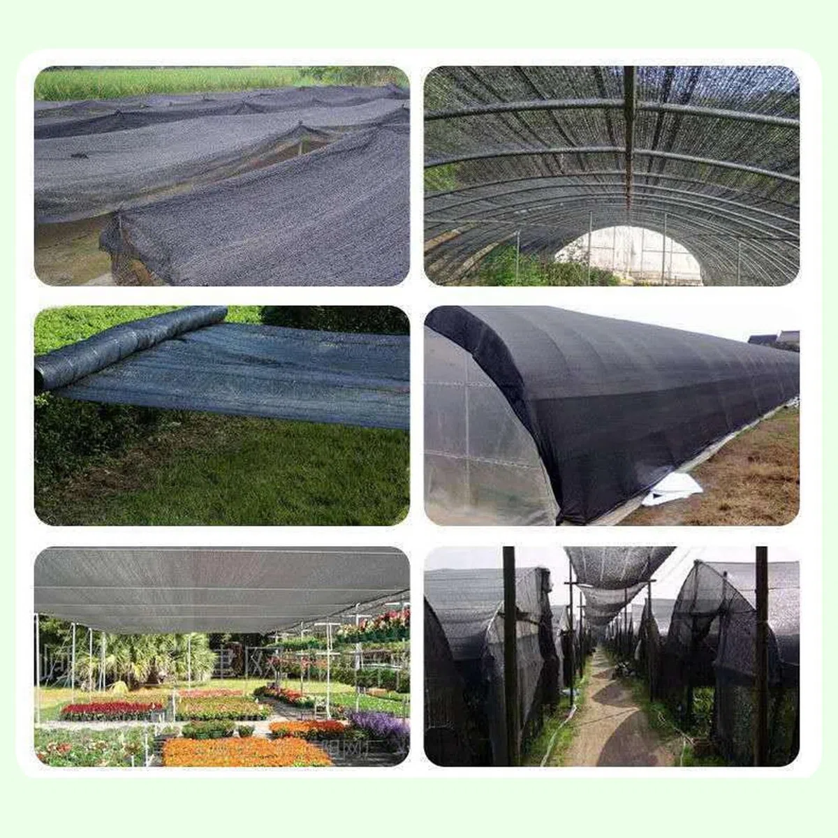8 x 10 m siatka zacieniająca do szklarni ze wzmocnionymi przelotkami z materiału HDPE i współczynnikiem zacienienia 75%, idealna do chłodzenia dziedzińca, budy, kurników i osłony dla roślin