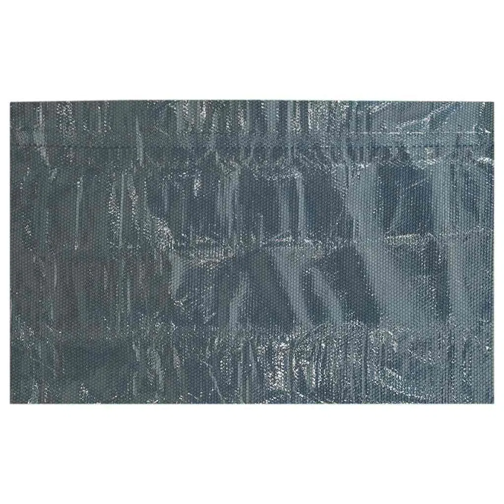 Ruchoma plandeka solarna do basenu PE 600 x 400 cm czarno-niebieska | Redukuje parowanie wody, zmniejsza zużycie środków chemicznych, łatwa instalacja, do mniejszych basenów