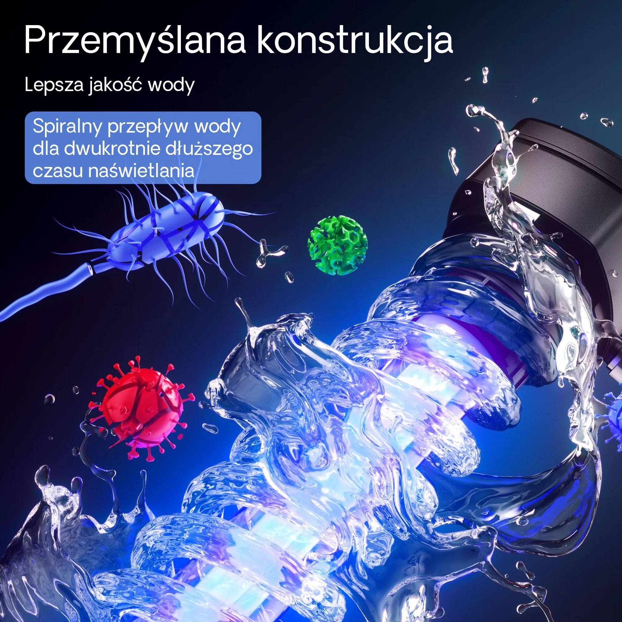 SunSun CUV-218 osadnik do oczka wodnego 2500 l/h 18 W UVC filtr stawowy