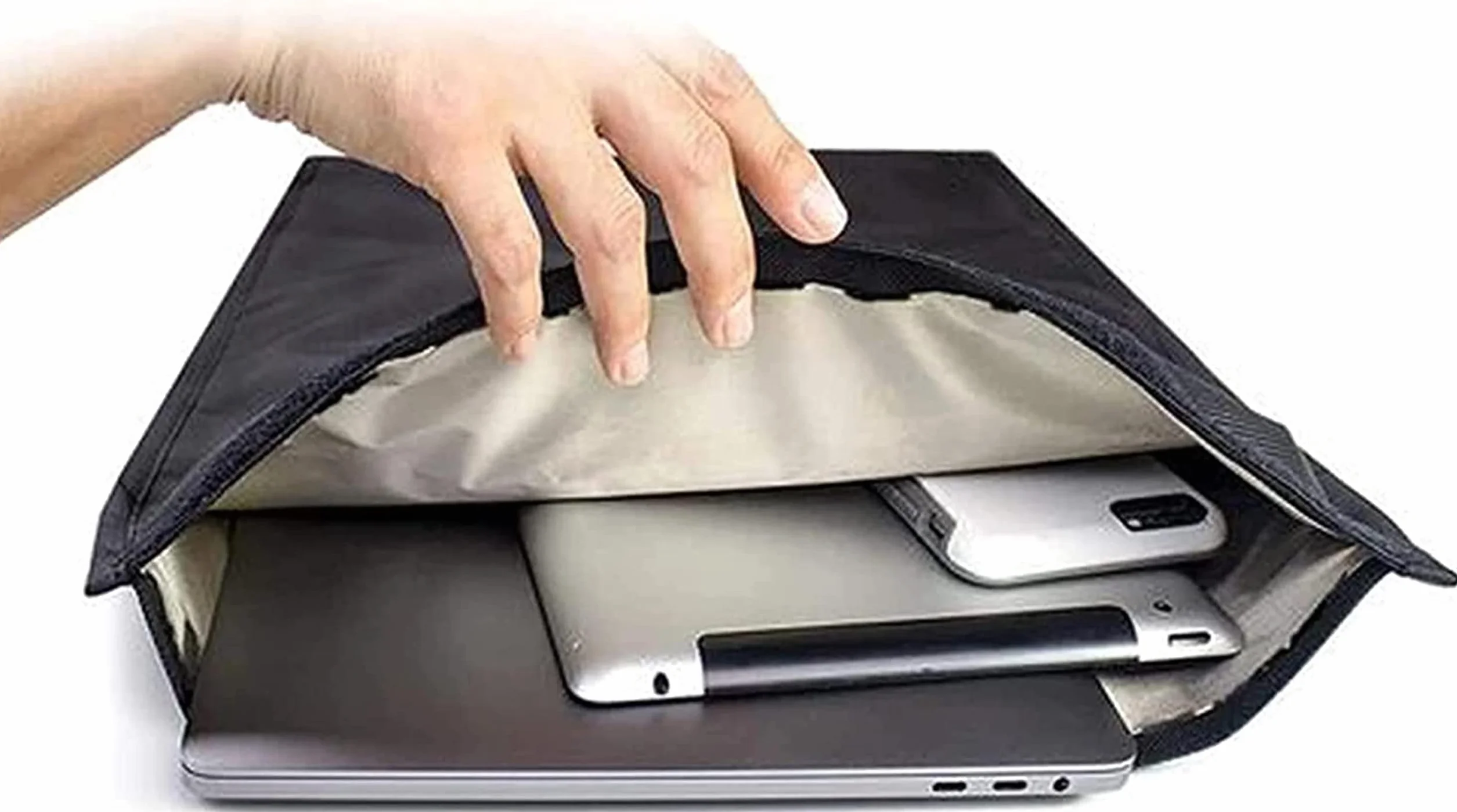 Skrzynka ekranująca Faradaya, Etui na kluczyki samochodowe z GPS i RFID, antykradzieżowe(25x28cm)