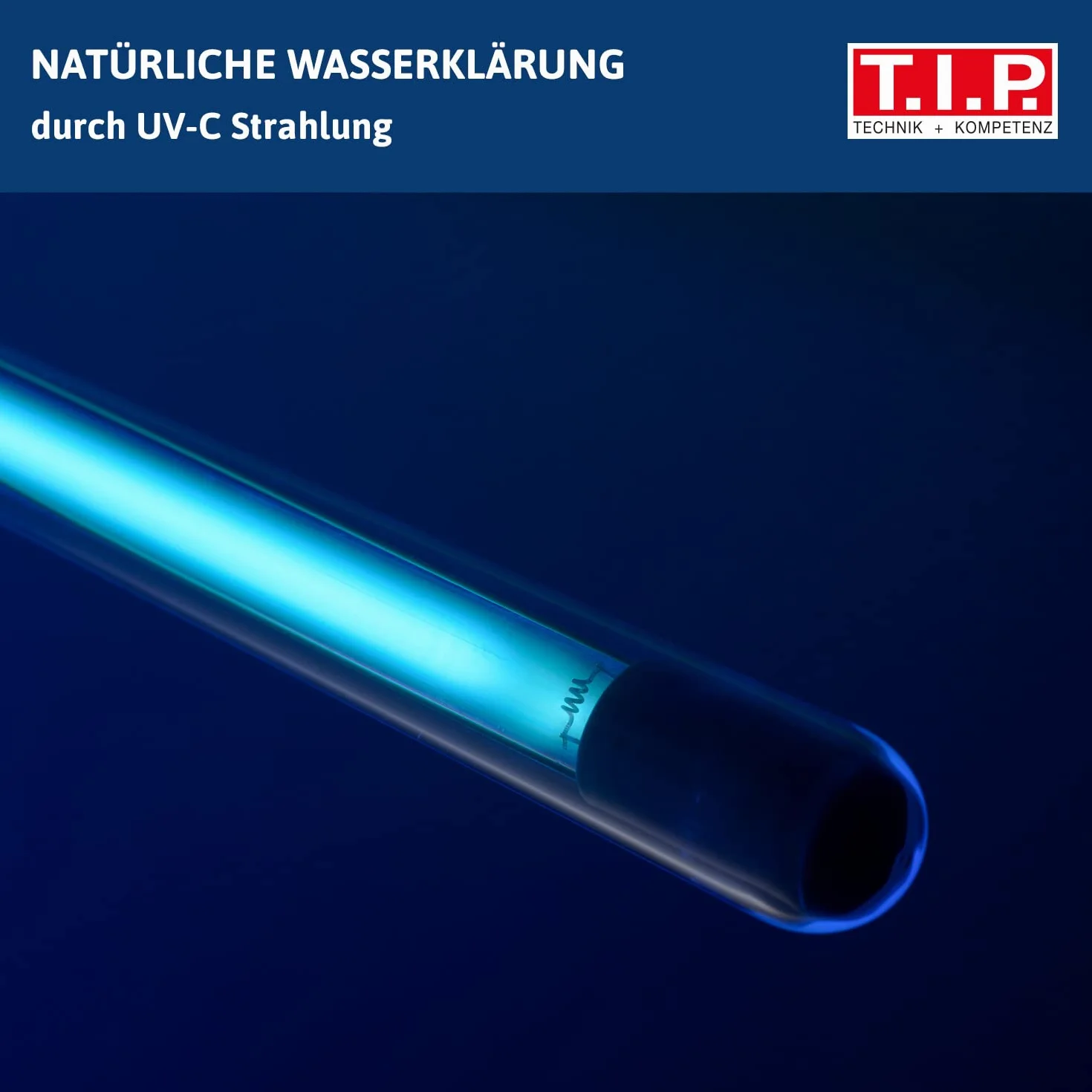 T.I.P. Promiennik UV-C ze stali nierdzewnej 36 Watt do basenów i stawów 36.000 l SPU 36000 UV