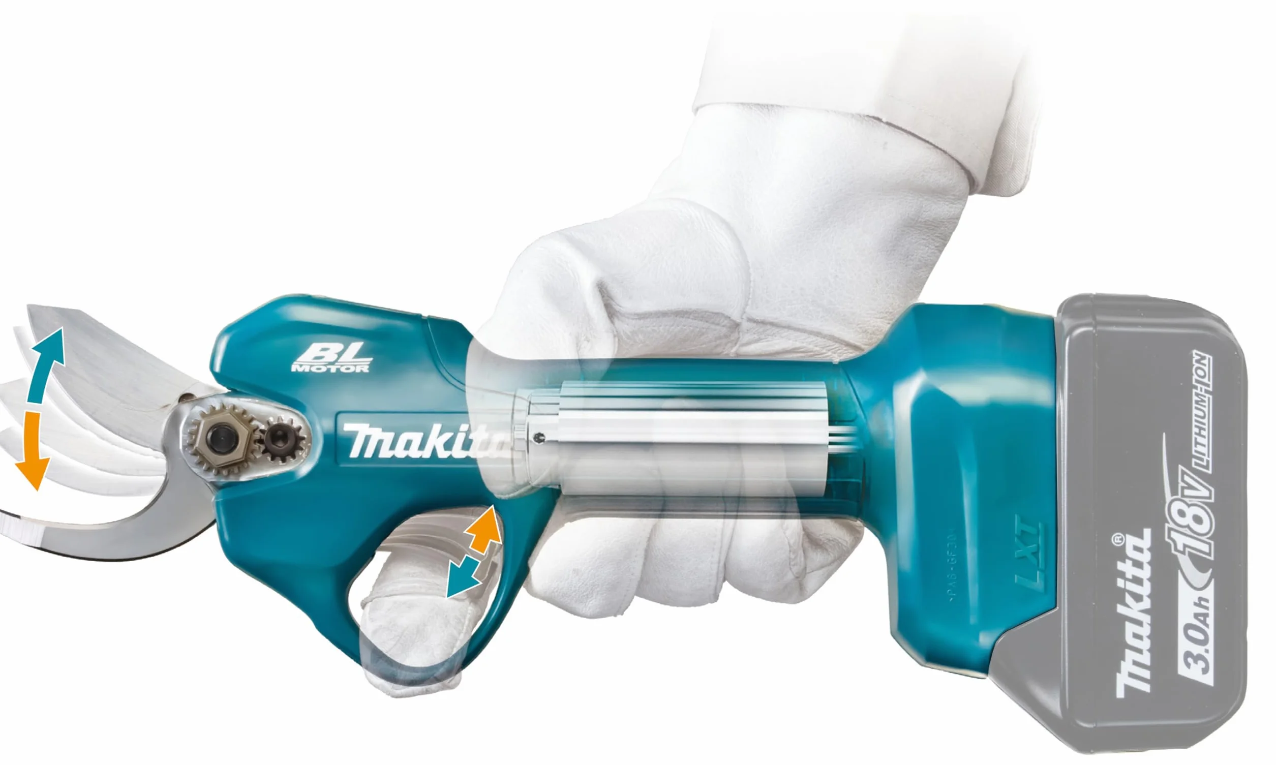 Makita DUP181Z akumulatorowe nożyce do gałęzi 18 V (bez akumulatora, bez ładowarki)
