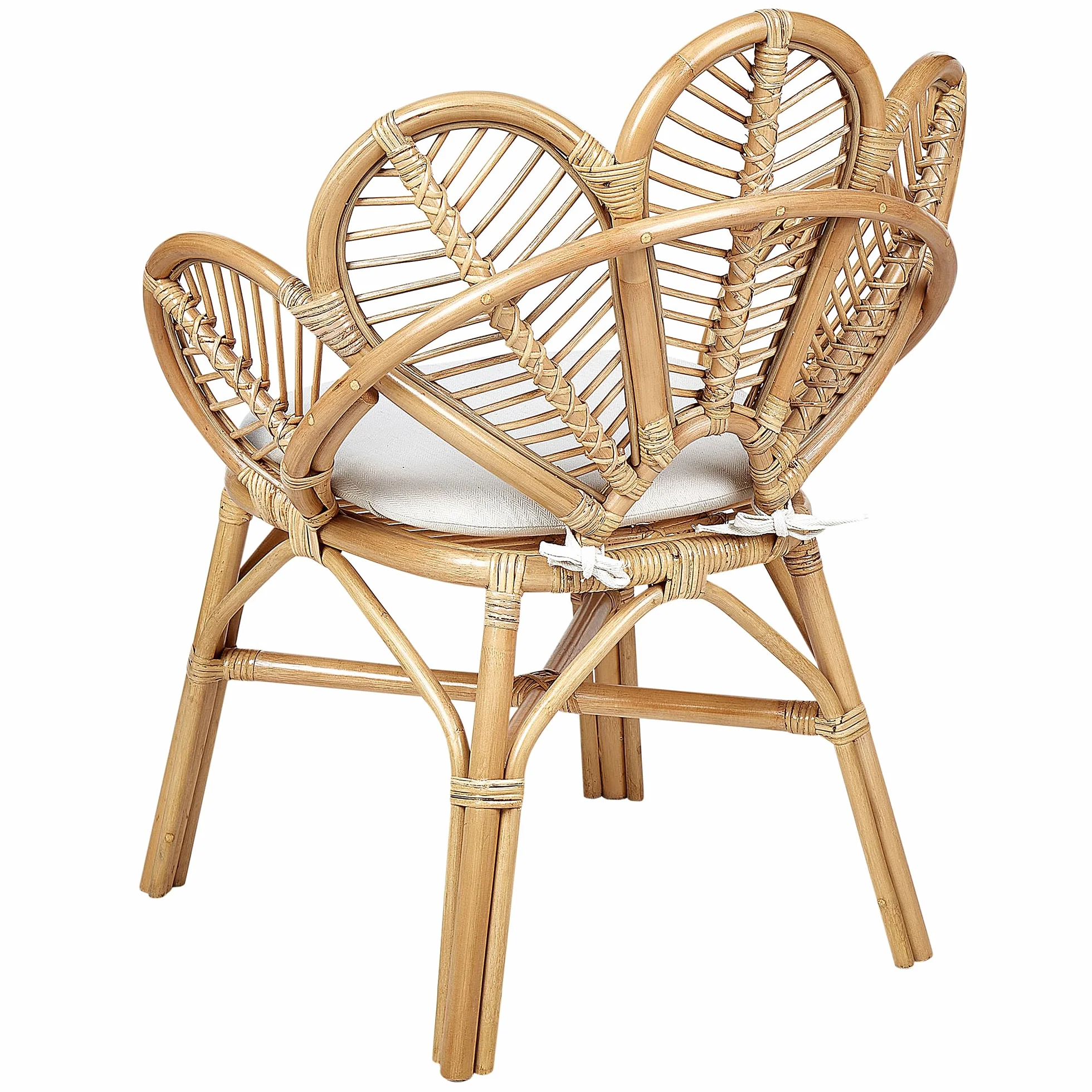 Fotel ozdobny rattanowy Florentine II boho patio salon