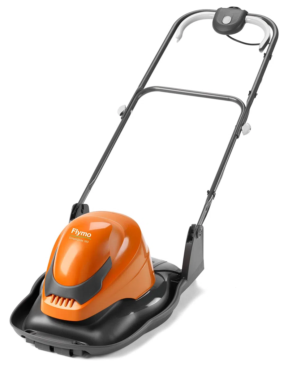 Flymo SimpliGlide 360 Hover kosiarka do trawy, silnik 1800 W, szerokość cięcia 36 cm, składana na płasko, długość kabla 10 m