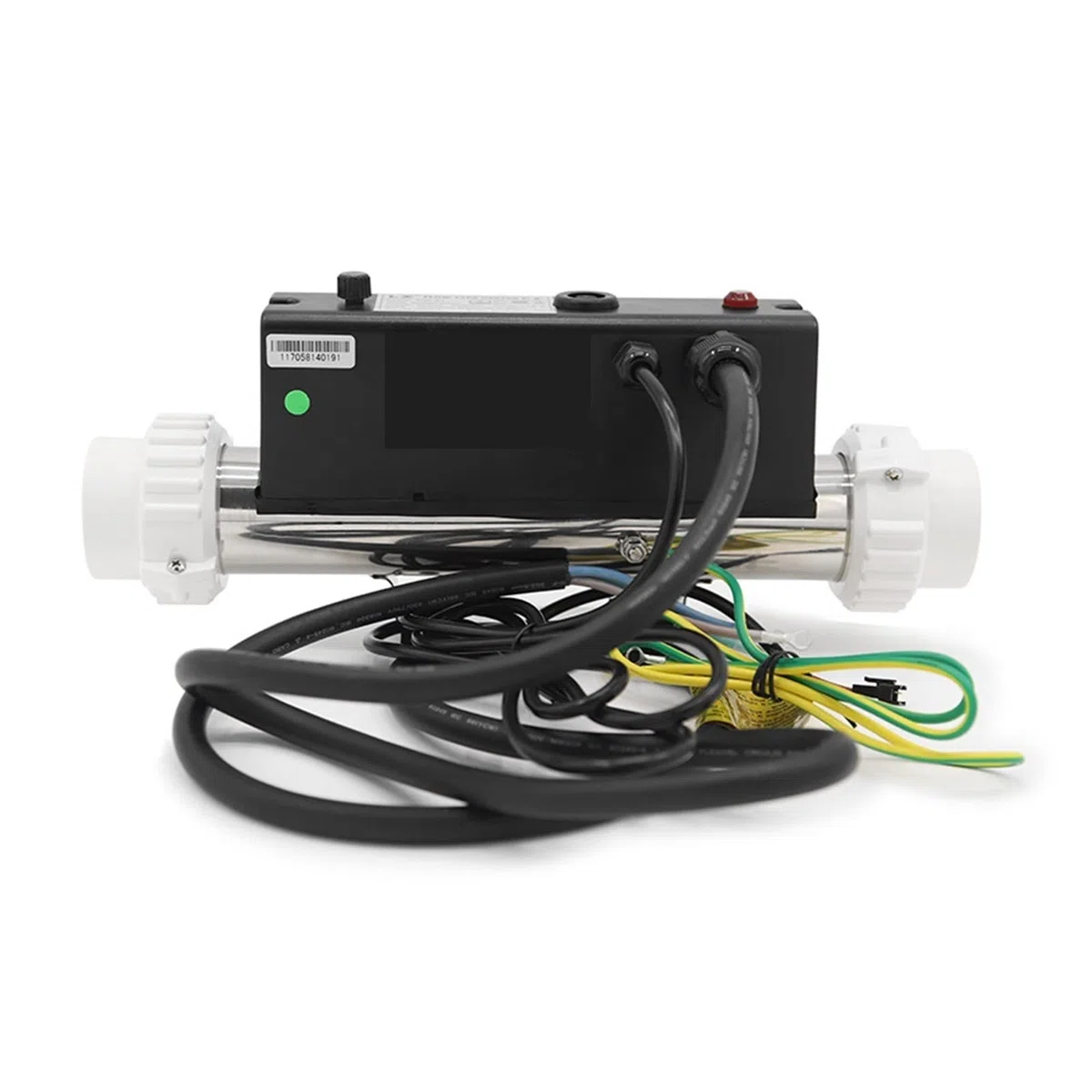 3KW Elektryczne podgrzewacza basenu Termostat Spa Wanna Circulation Sprzęt ogrzewania do wanny basenowej SPA,Efektywne ogrzewanie(H30-R1/3KW)