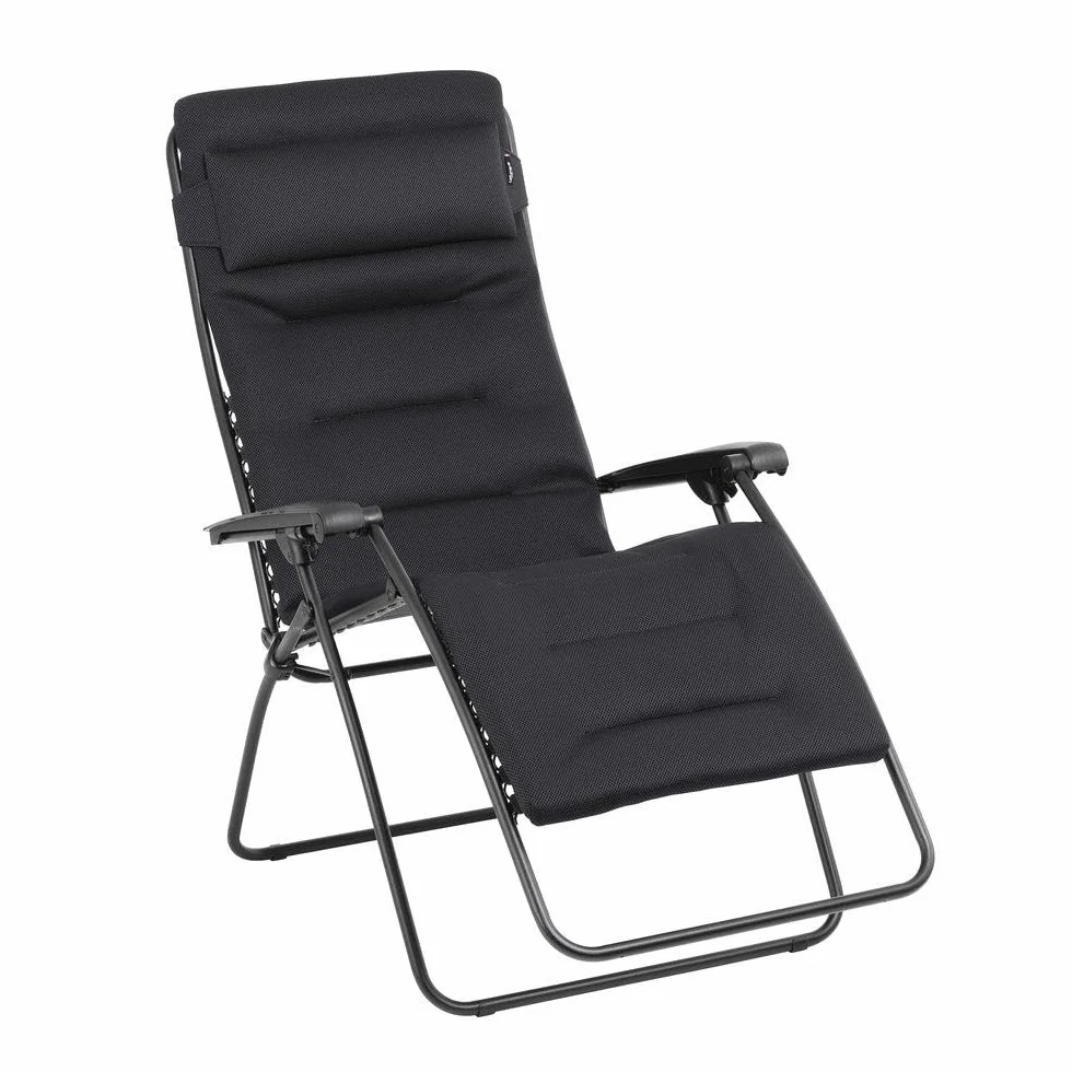 Lafuma Fotel relaksacyjny, wyściełany, zero grawitacji - Rsx Clip Xl Aircomfort (czarny Acier)
