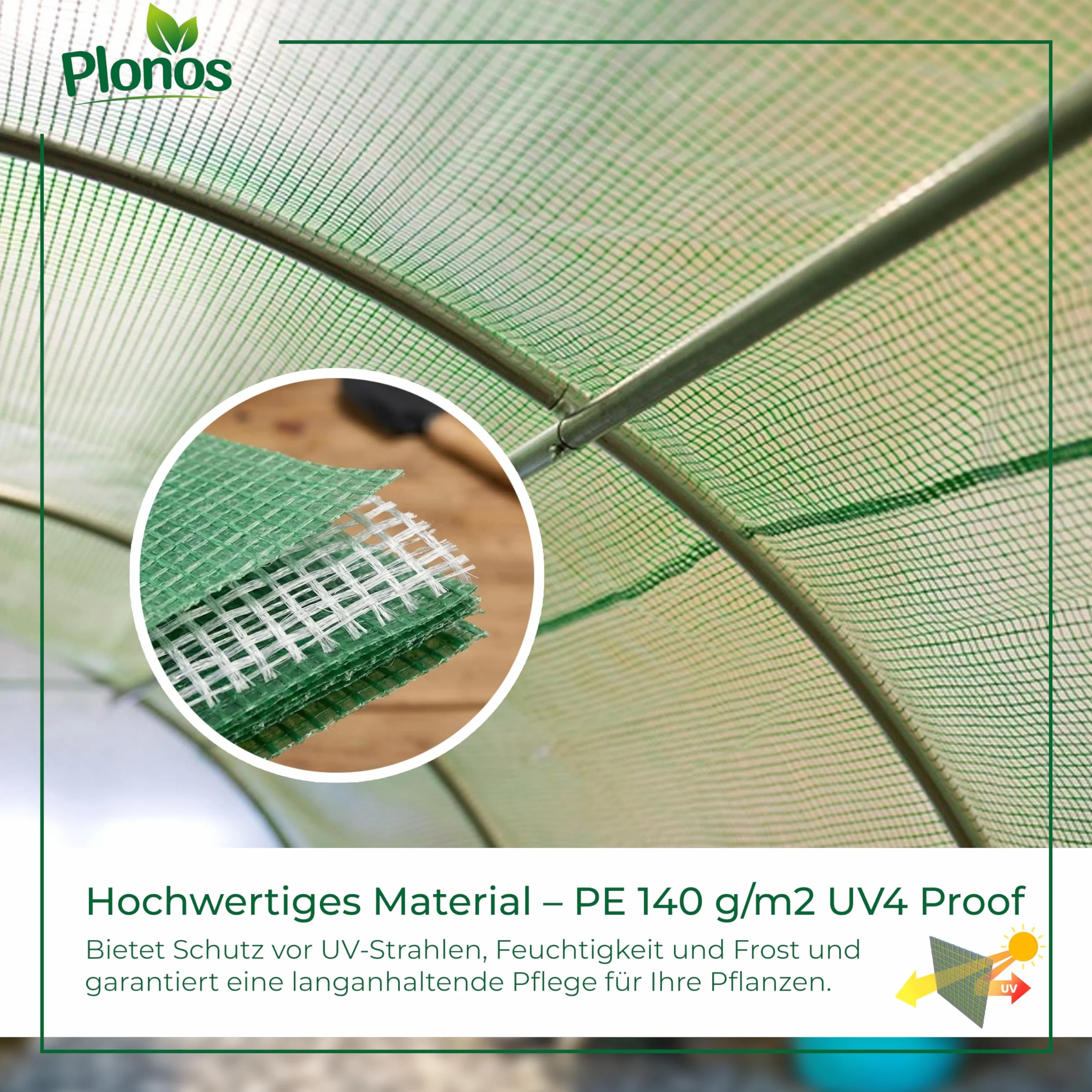 Folia zamienna do tunelu foliowego szklarni 2 x 3,5 m