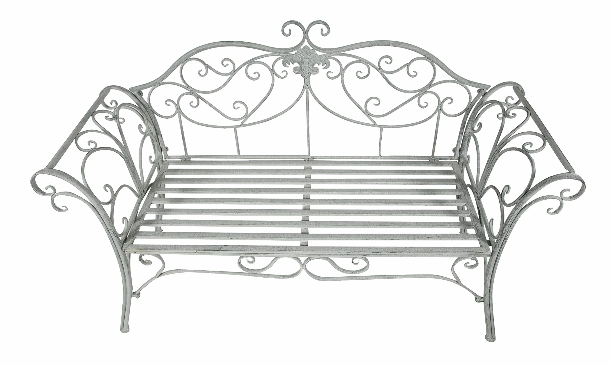 Ławka ogrodowa żelazna 133 x 47 x 90 cm