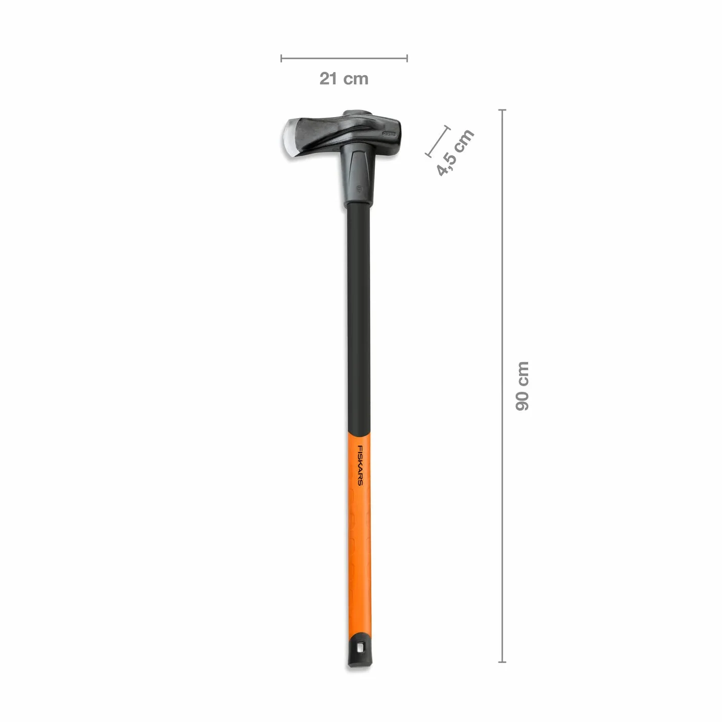 Fiskars Maza i Ax 2 w 1, czarny/pomarańczowy, x37, 1001704