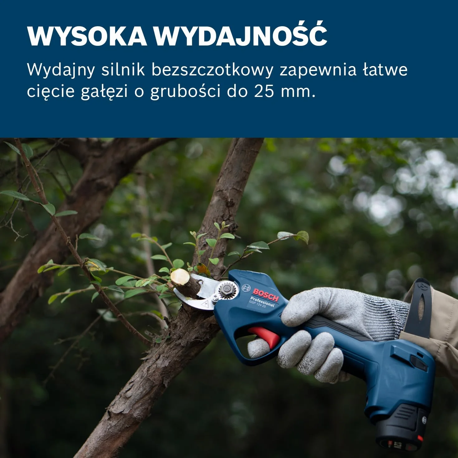 Bosch Professional 12V System Sekator GGP 12V-25, do 4 500 Cięć na Jednym Cyklu Ładowania Akumulatora, Silnik Bezszczotkowy, Średnica Cięcia 25 mm, 2 Akumulatory 3,0 ah