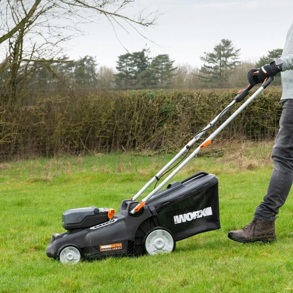 Worx Nitro Kosiarka, Czarny/Pomarańczowy, 40 l