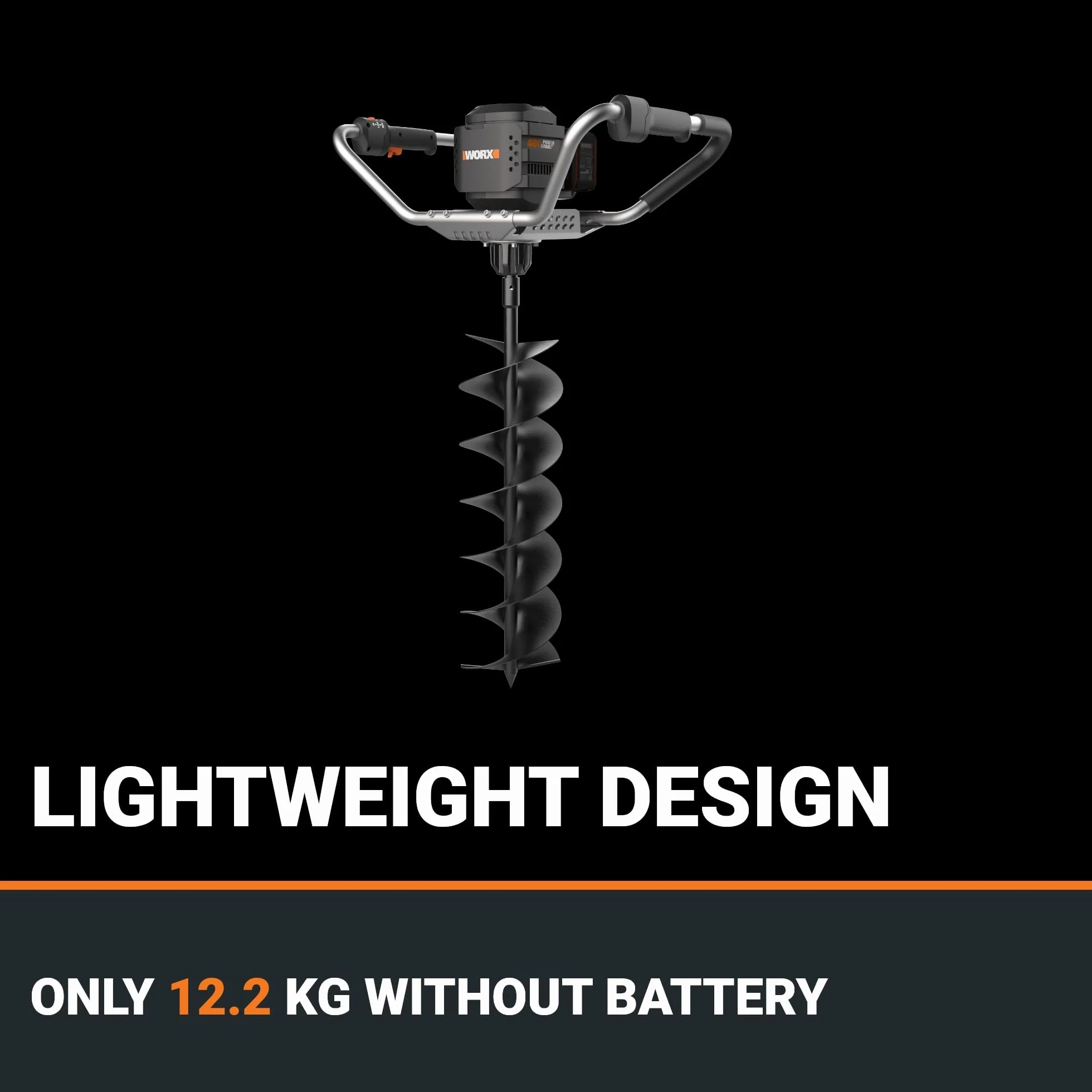 WORX NITRO Bezprzewodowy świder glebowy 40 V WG865E.9
